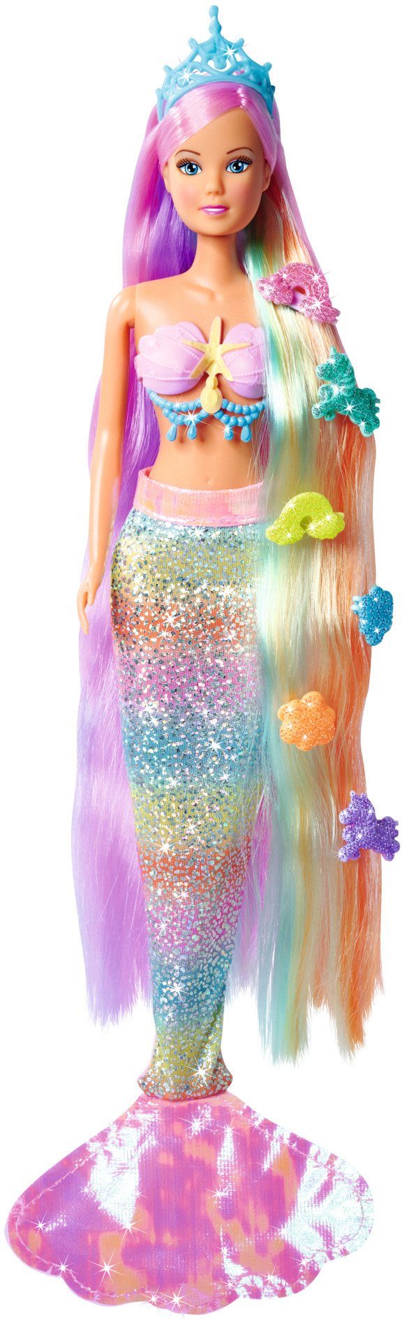 Anziehpuppe Mermaid Rainbow Love, Steffi SIMBA