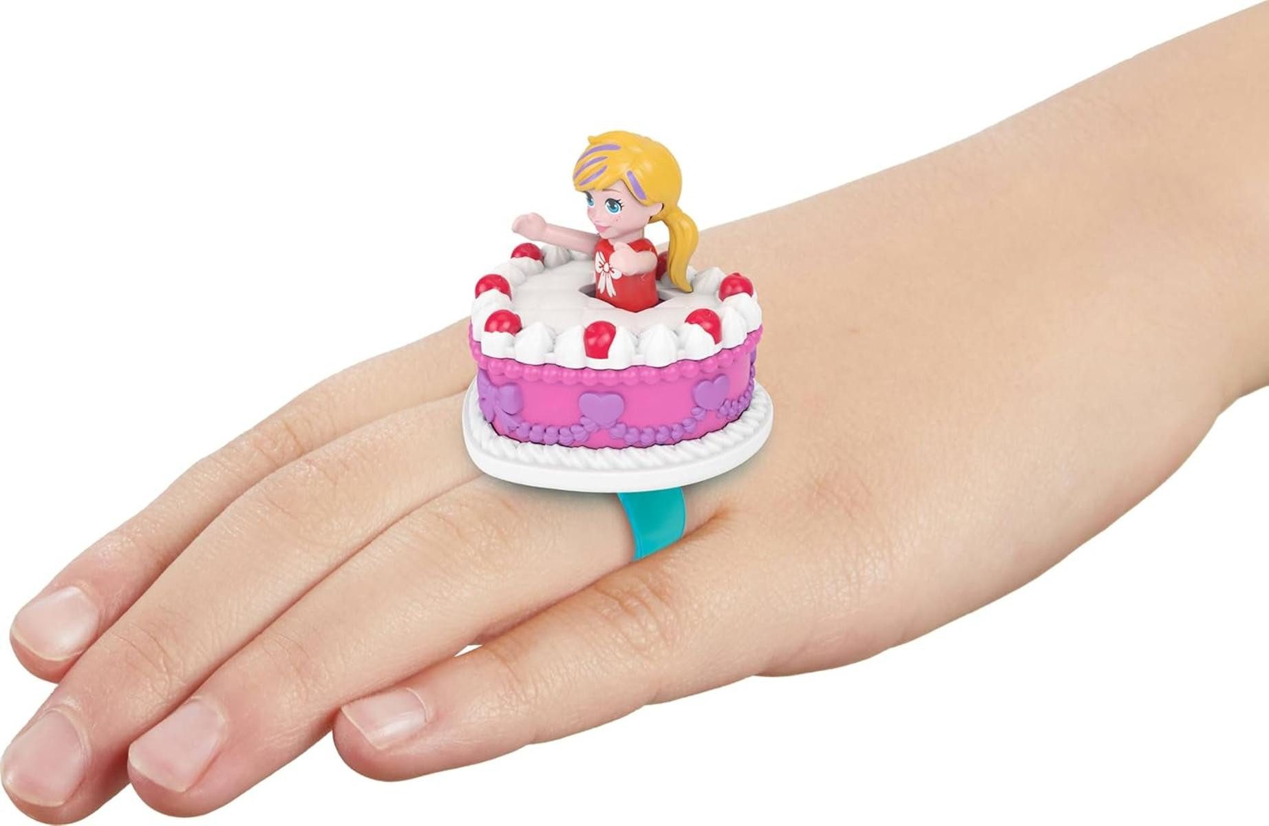 Mattel® Minipuppe Mattel Polly Pocket Schatullen-Spielset Schmuckkästchen Puppe 4+ JGK21 – Bild 4 von 5