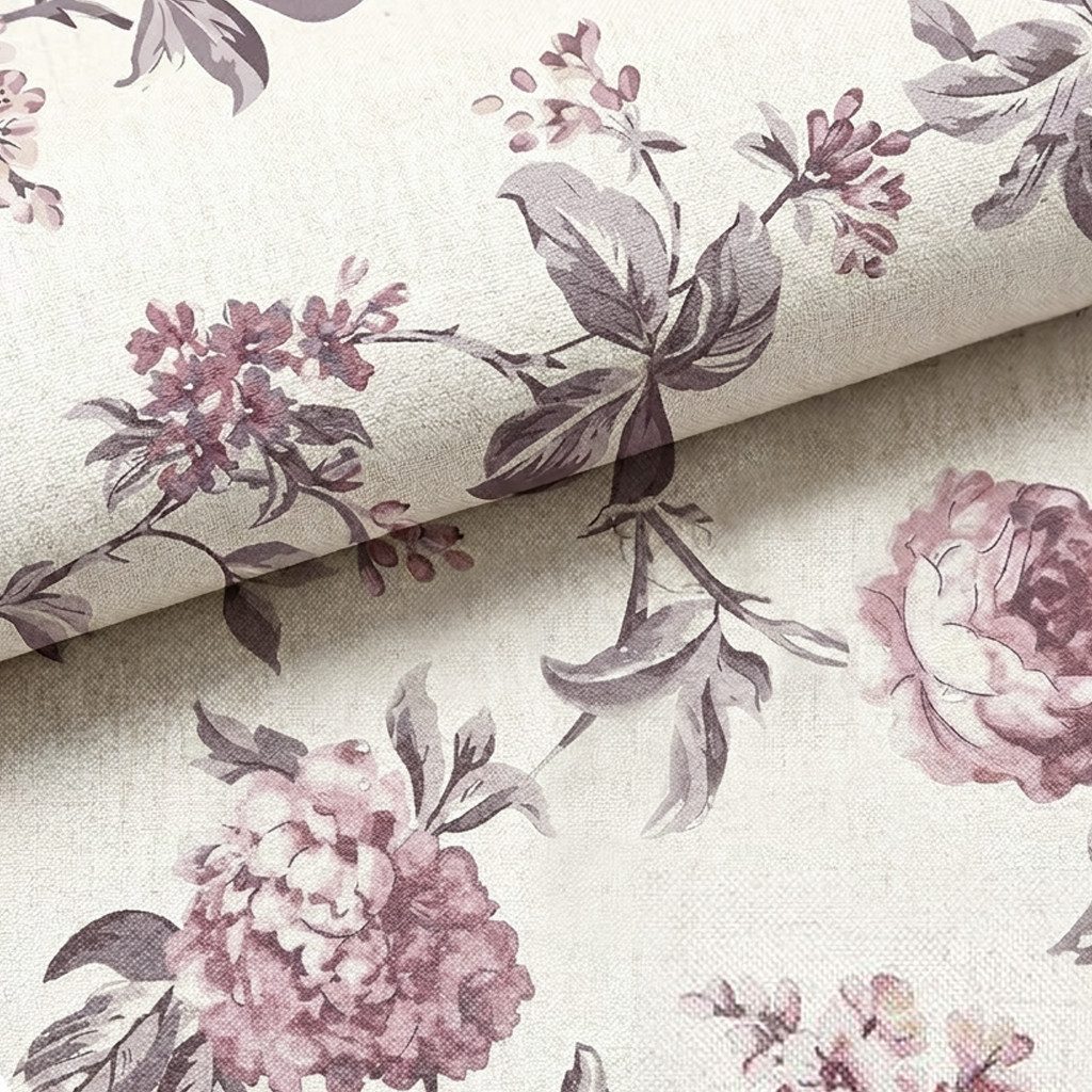 novely® Stoff HANAU ROSEN - Möbelstoff mit Rosen-Print, Robust, Pflegeleicht, Waschbar, Meterware, 1lfm