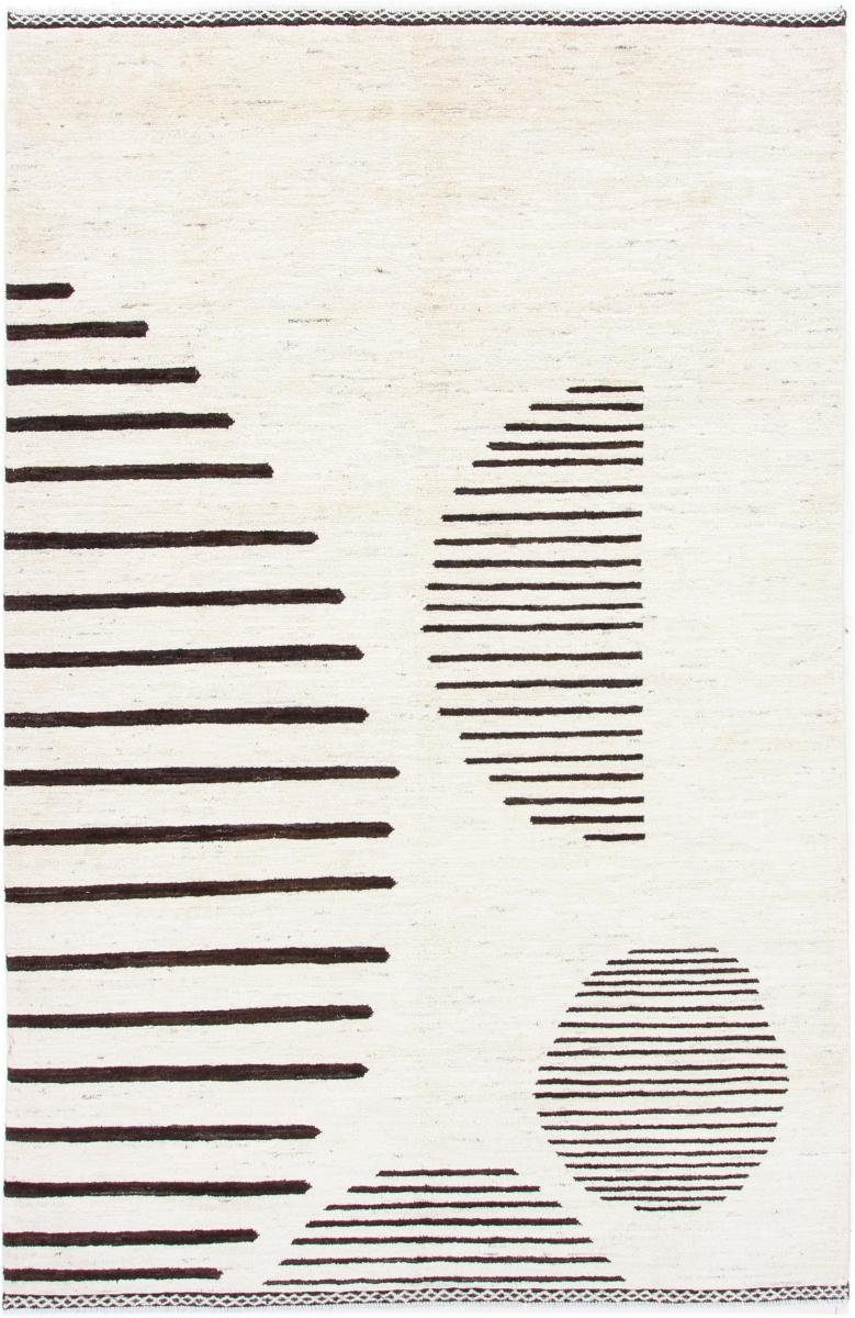 Orientteppich Berber Ela rechteckig, 20 Höhe: Handgeknüpfter 197x300 Design Orientteppich, Moderner Nain mm Trading