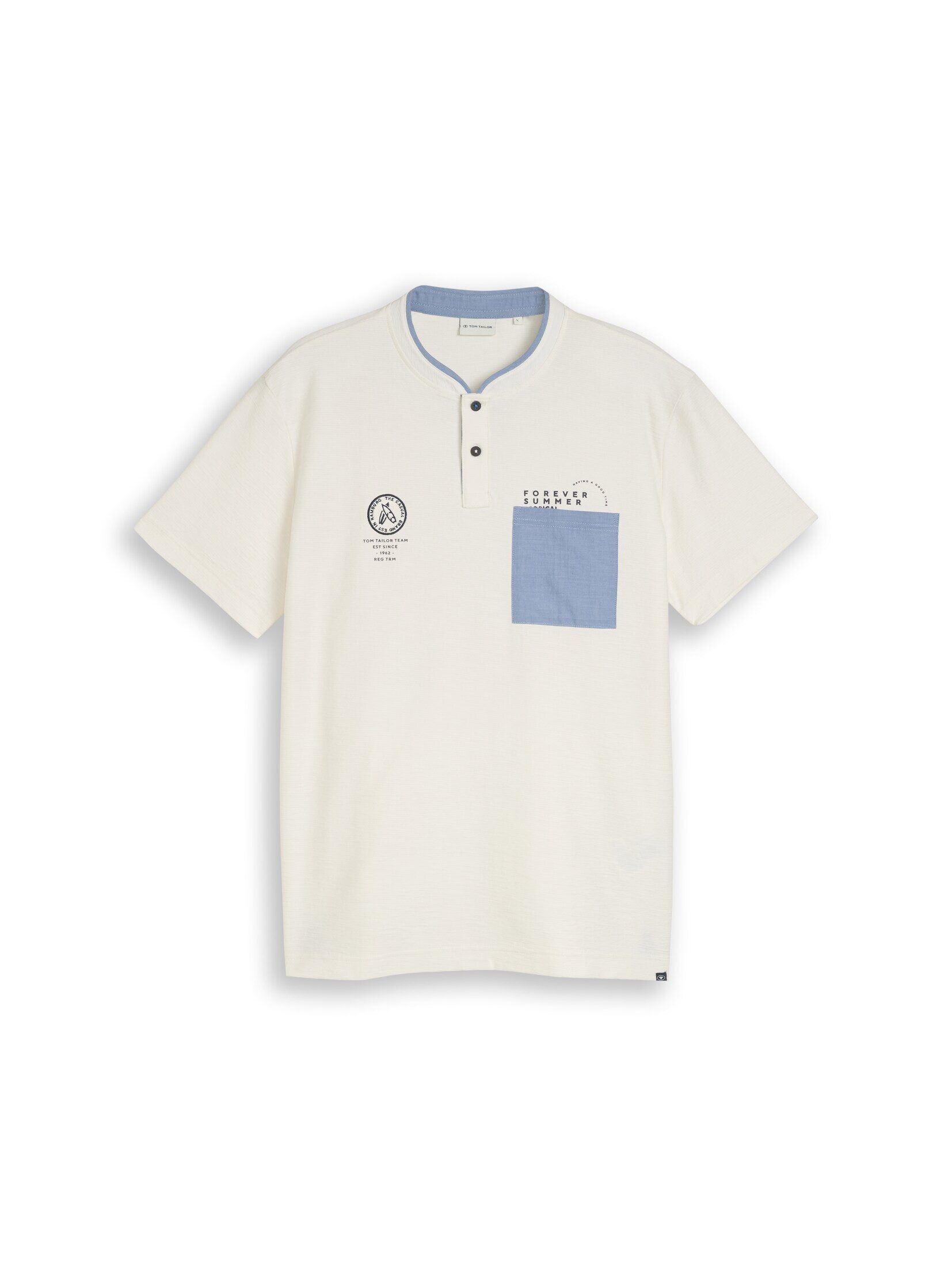 TOM TAILOR Poloshirt Poloshirts Poloshirt mit Brusttasche