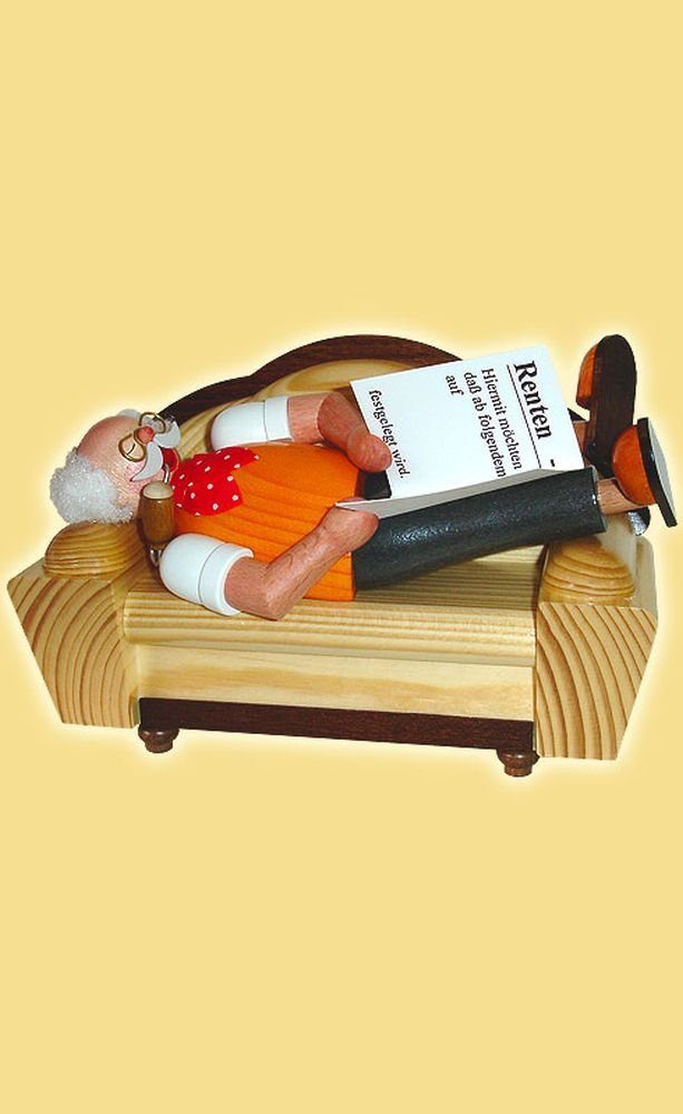 Räuchermännchen Räuchermann Ruheständler Höhe= 20cm NEU