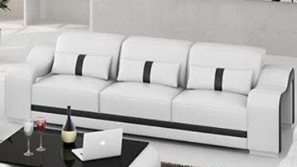 Europe Made Sofa Sofas 3 Sitzer Couchen, JVmoebel Polster in Moderne Leder Couch Sofa