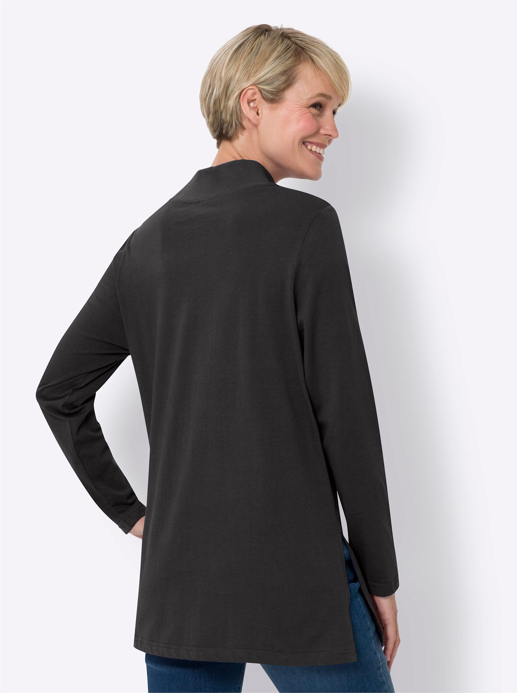 Sieh an! T-Shirt Longshirt Langarm – Bild 2 von 3