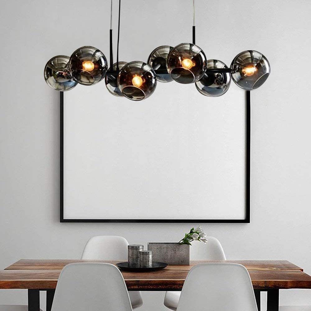 ZMH Lampenschirm Material: Glas, Farbe: rauchgrau günstig online kaufen