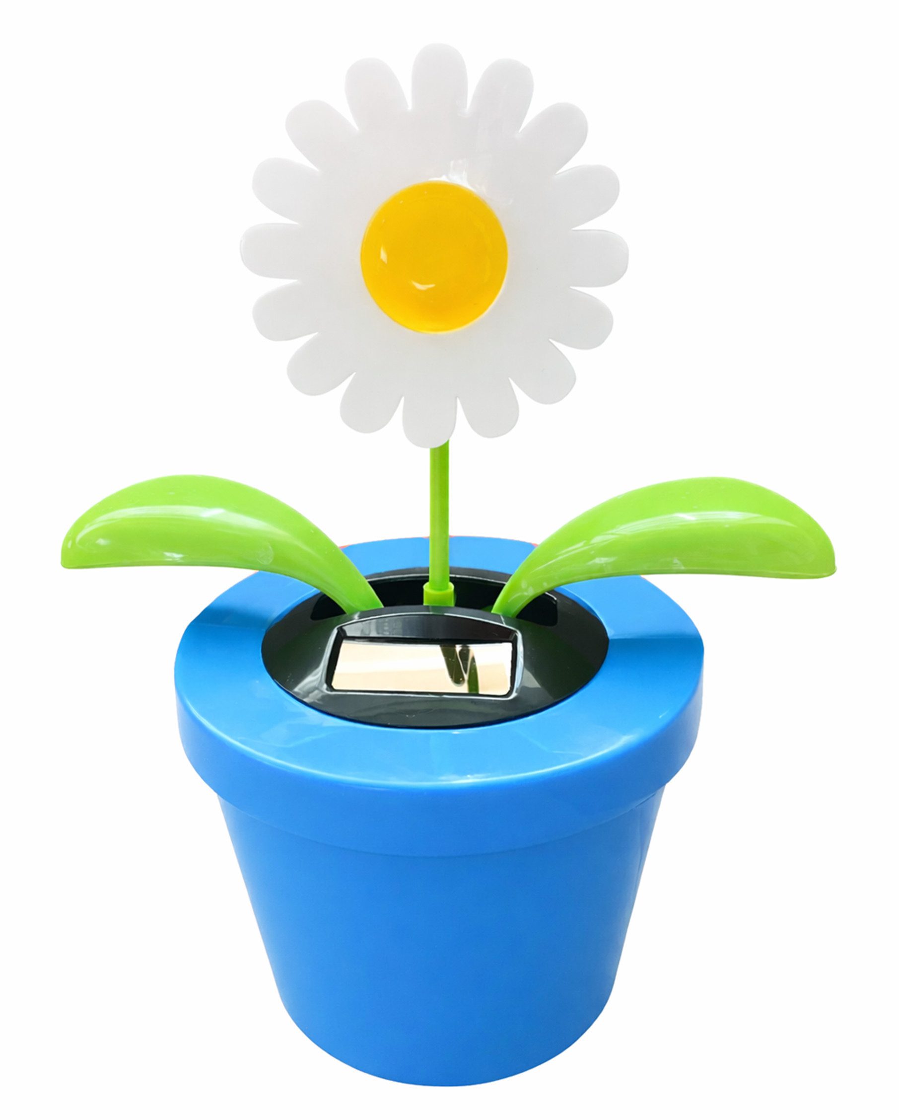 Ebaxx Dekofigur XXL 28 cm Wackelblume Wackelfigur Solar Blume Deko groß