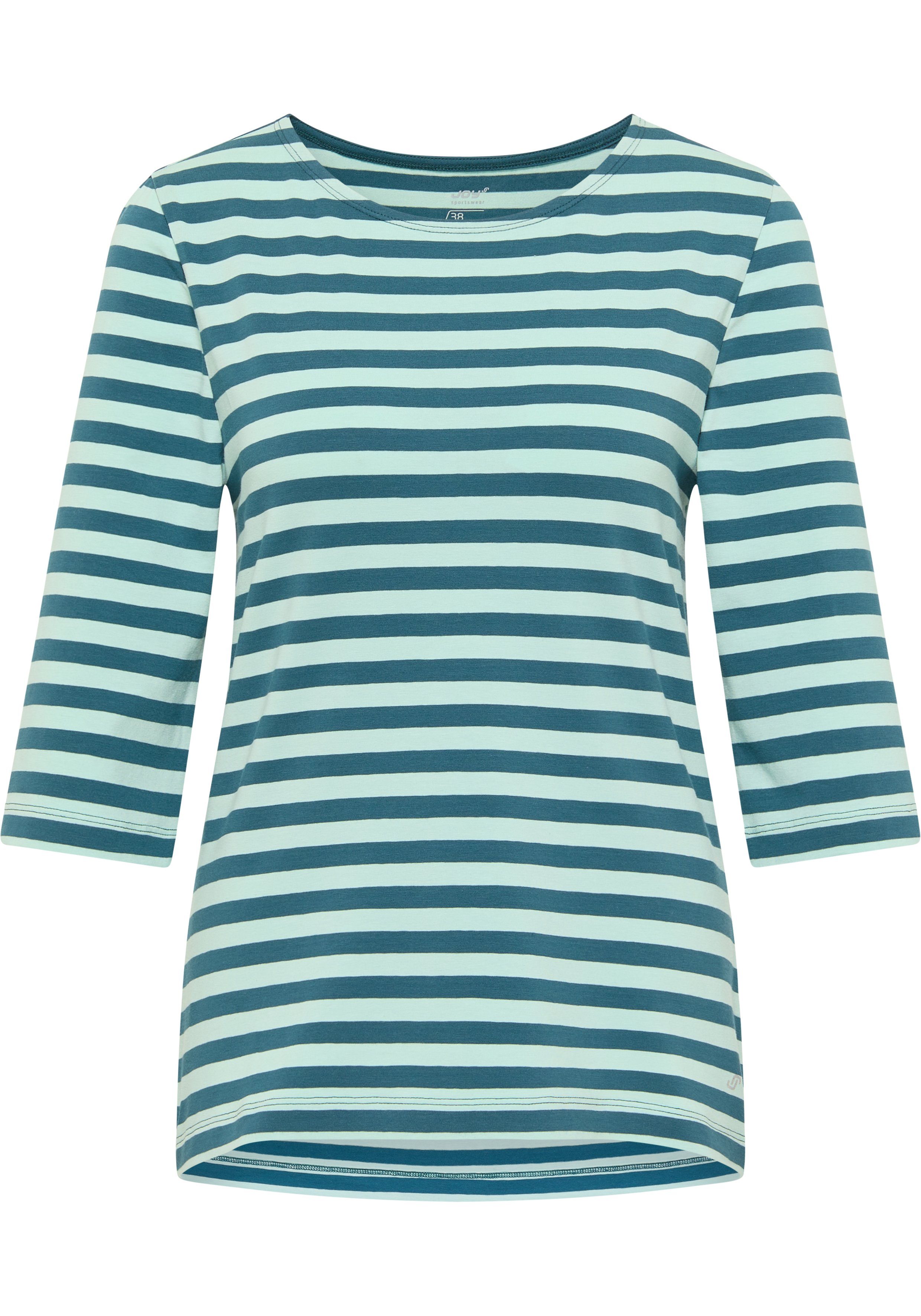 Joy stripes Joy teal 10181 T-Shirt Sportswear deep