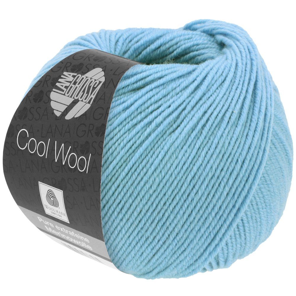LANA GROSSA COOL WOOL Häkelwolle, 160 m (Strickgarn aus extrafeiner Merinowolle, kuschelig weich und pflegeleicht), 50 g
