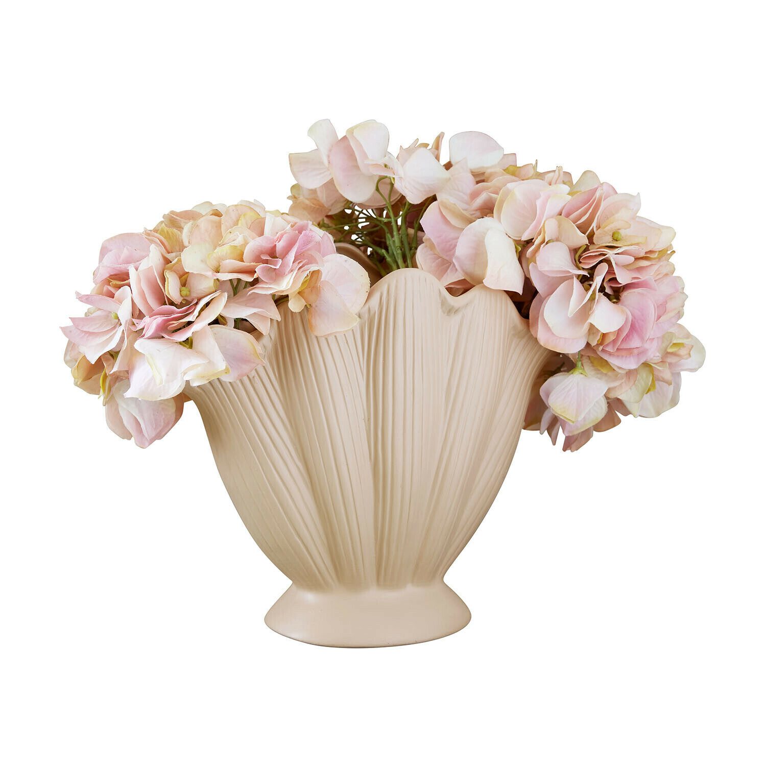 Mirabeau Tischvase Vase Nuvienne creme