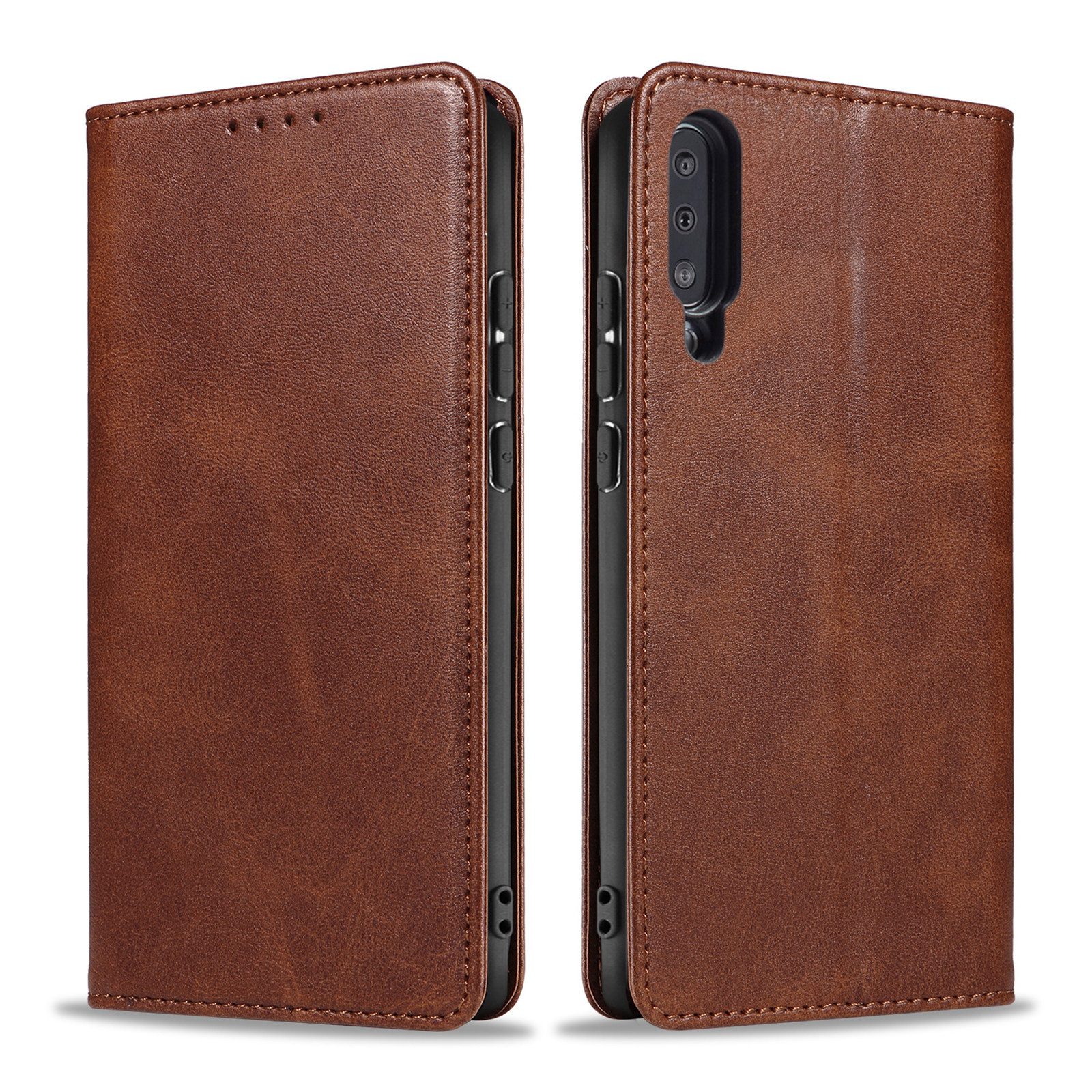 Tec-Expert Handyhülle Tasche Hülle für Samsung Galaxy A50 6.4 Zoll, 6.4", Cover Klapphülle Case mit Kartenfach Fliphülle aufstellbar