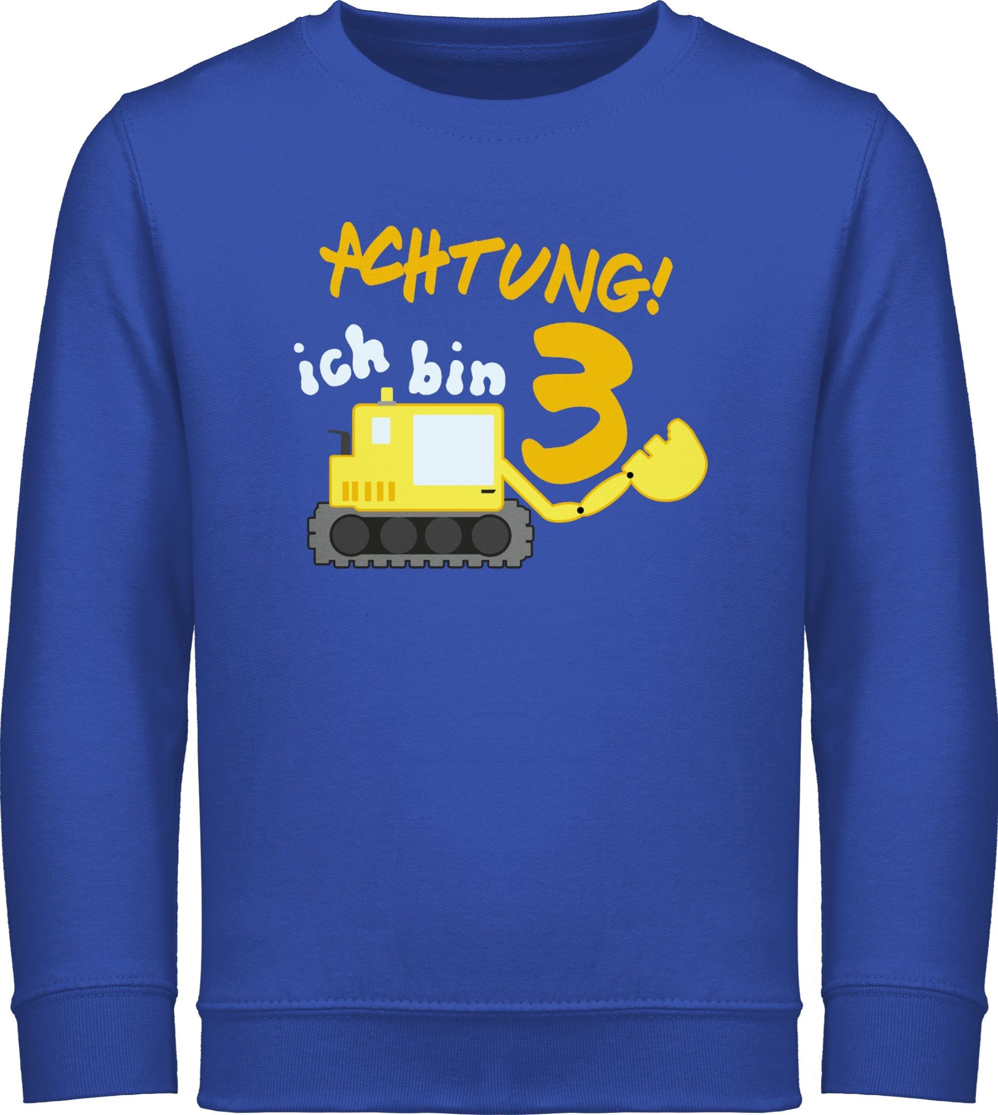Sweatshirt Ich bin drei Bagger
