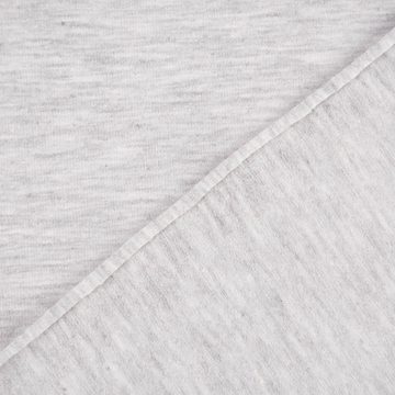 SCHÖNER LEBEN. Stoff Baumwolljersey Melange Jersey einfarbig ecru meliert 1,45m Breite, allergikergeeignet