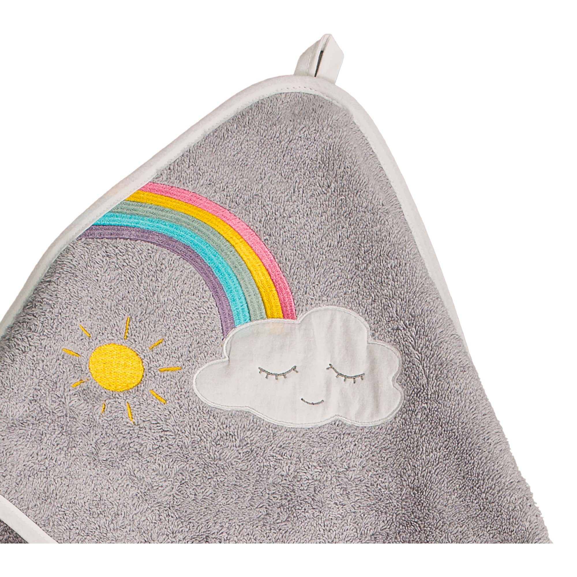 Smithy Kapuzenhandtuch Wolkenweich Wolke Frottee, 100% Baumwolle (1-St), 100 x 100 cm