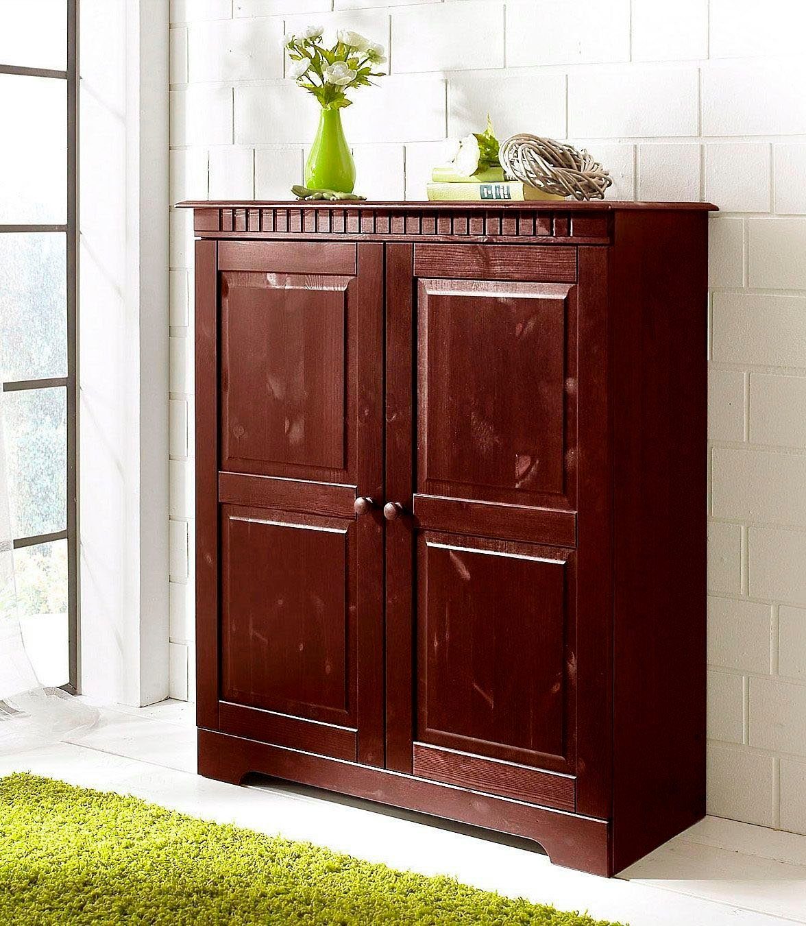 OTTO home Kommode Cubrix, aus schönem massivem Kiefernholz, Höhe 100 cm