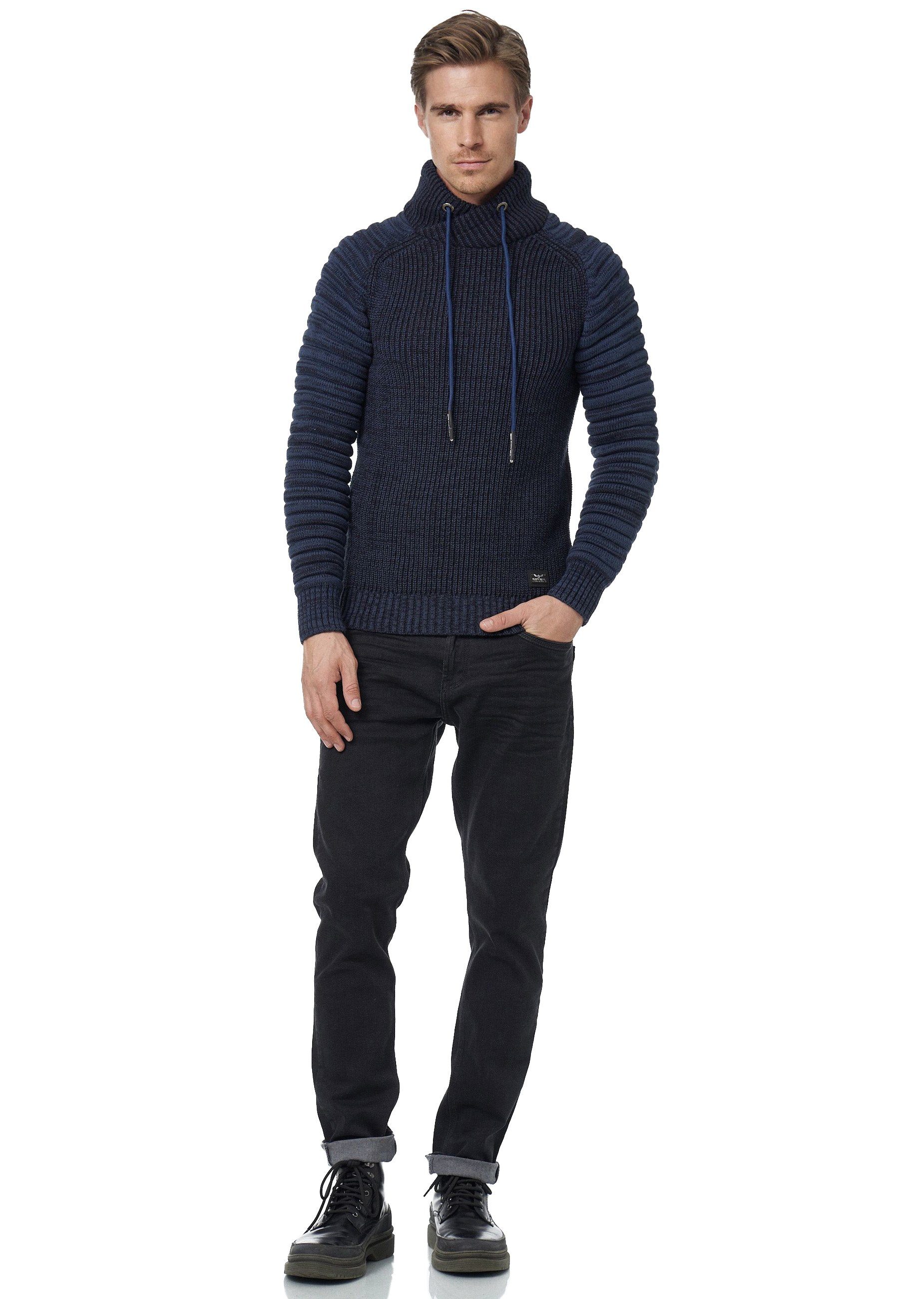 Rusty Neal Strickpullover, mit kuscheligem Schalkragen günstig online kaufen