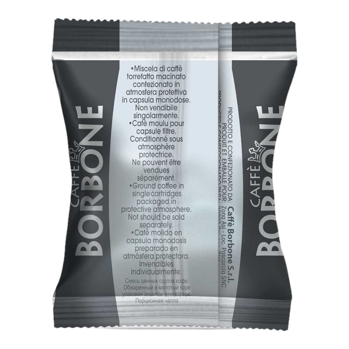 Caffè Borbone Kaffee Caffè Borbone Kaffee Kapseln Respresso, Schwarze Mischung - 100 stück, 1 x (Kompatibel mit Häuslichen Kaffeemaschinen Nespresso)