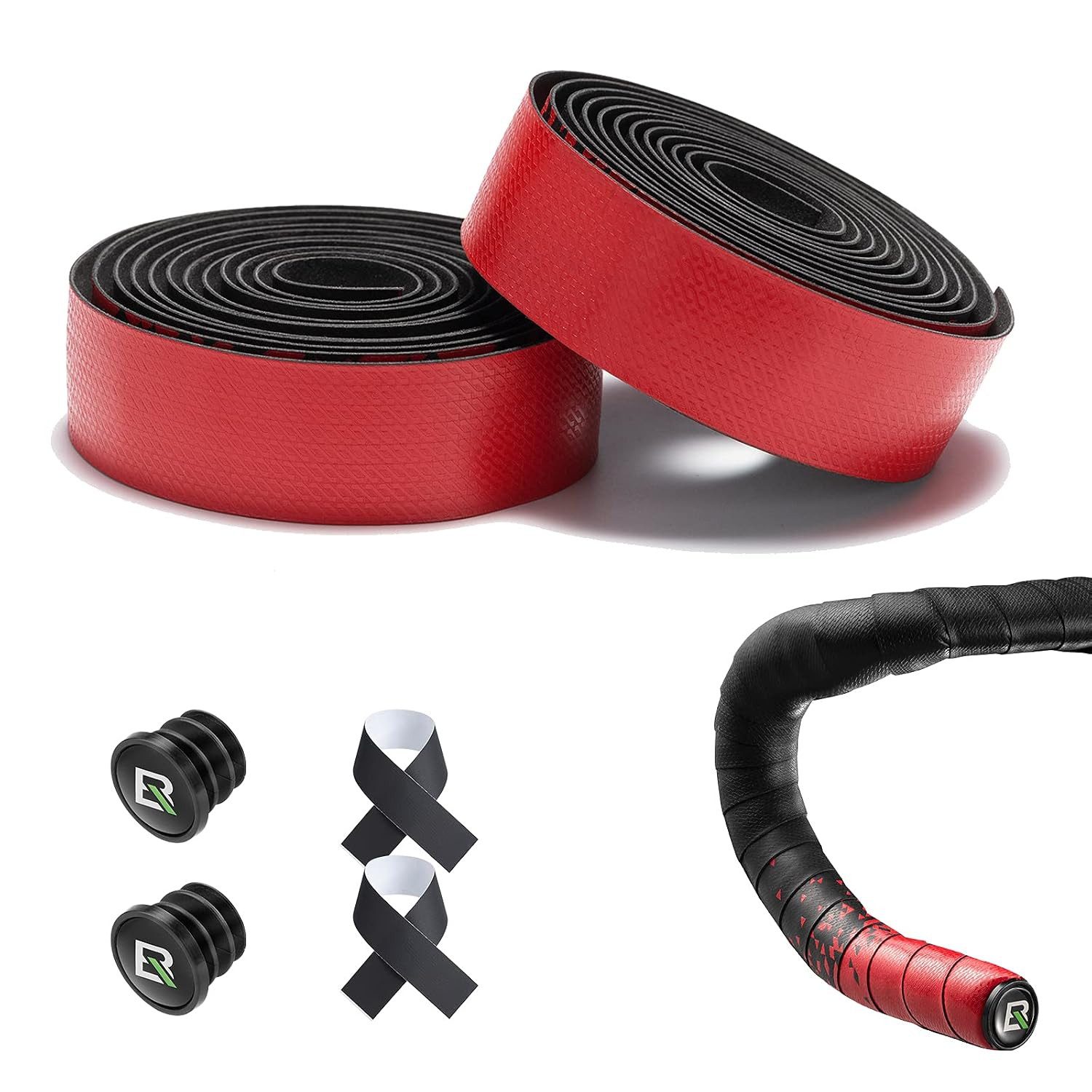 ROCKBROS Fahrradlenkergriff Fahrrad Lenkerband PU-EVA 2,3 mm Dicke 2100 mm