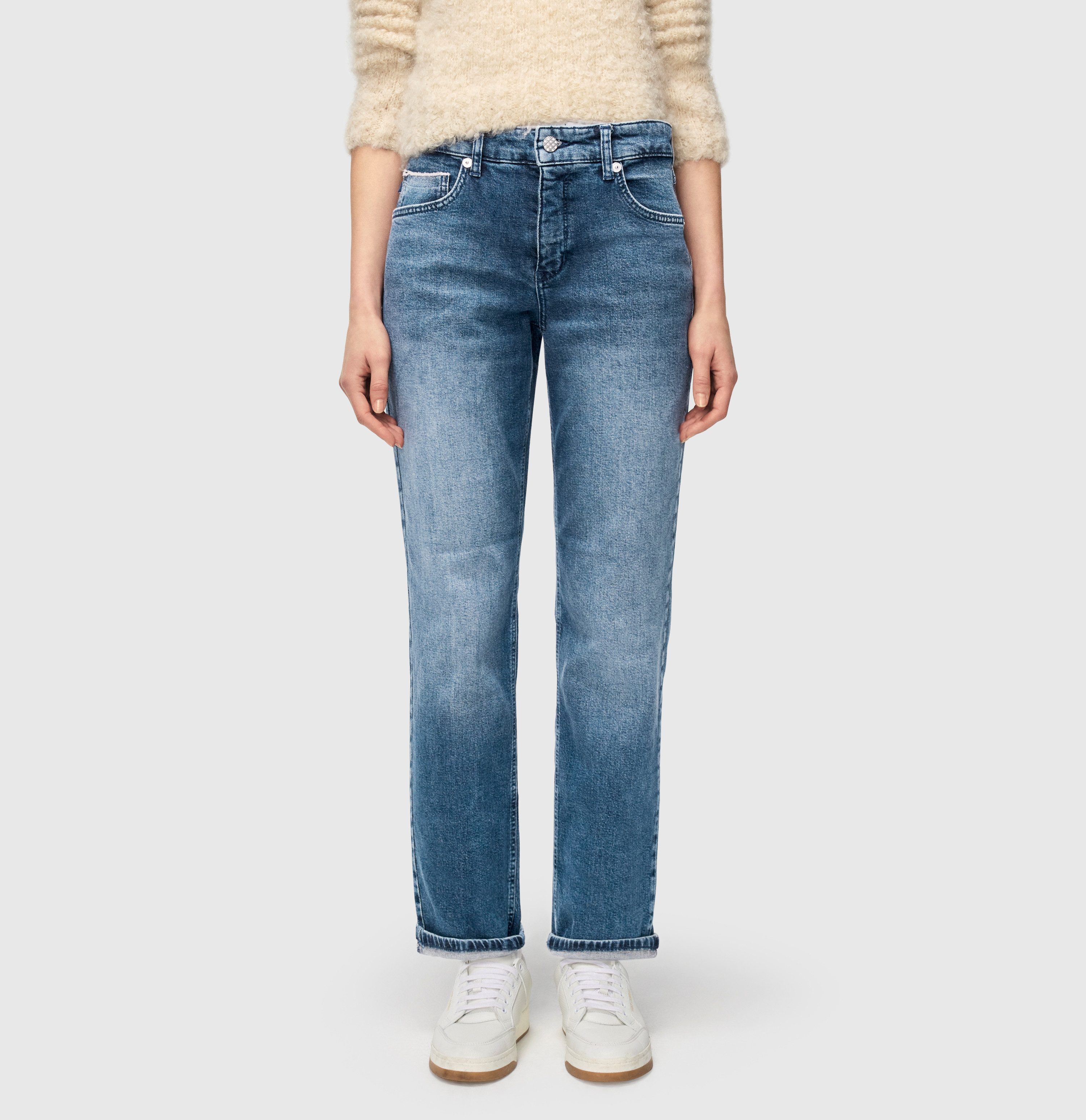 MAC 5-Pocket-Jeans STRAIGHT mit Stretch