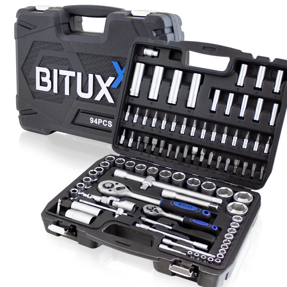 Bituxx Ratsche Ratschenkoffer 94 tlg. (Set, 94 St., MS-11409)