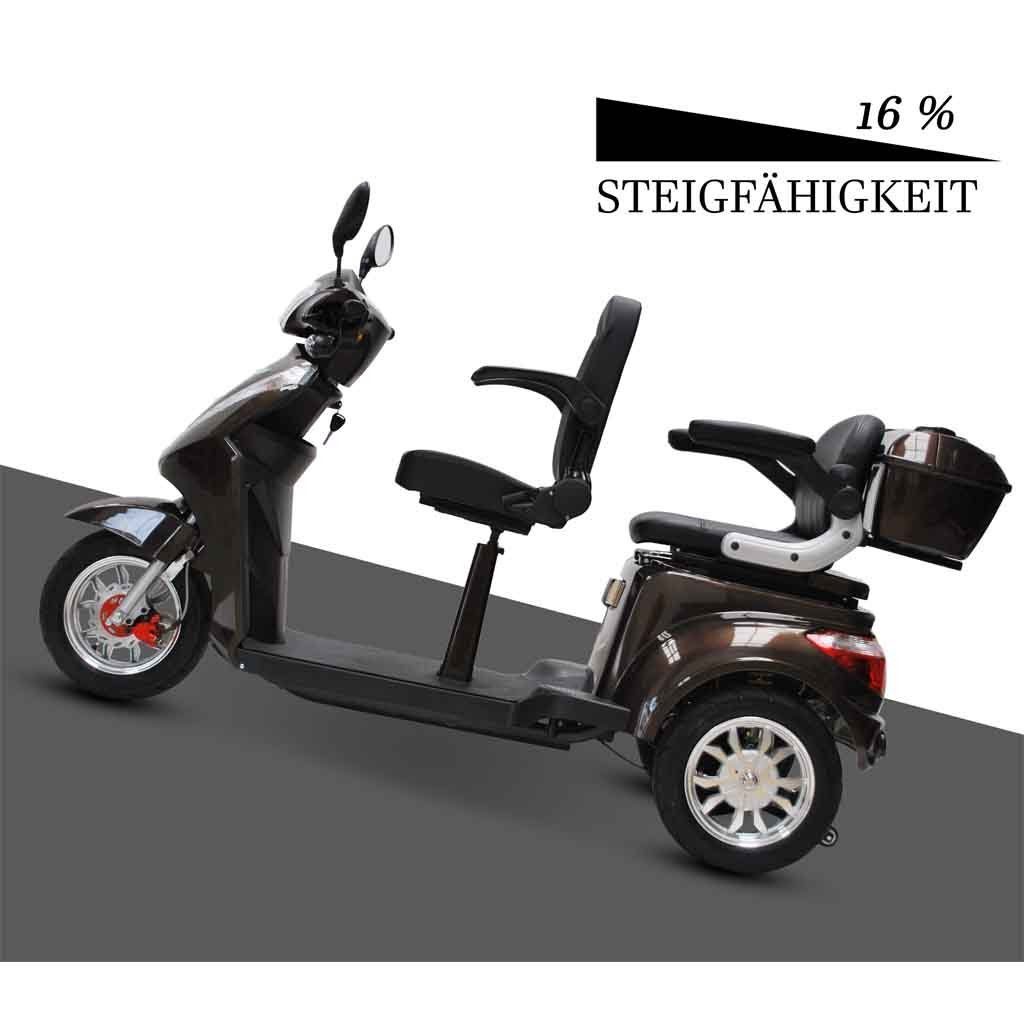 ECO ENGEL Elektromobil ECO ENGEL 503 mit 20 Ah Li-Io Akku Seniorenmobil, 1000,00 W, 25,00 km/h, inkl. Topcase