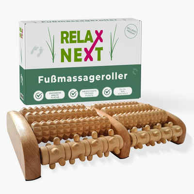 RELAX NEXT Fußmassagegerät XXL Fußmassageroller aus Holz, 1-tlg.