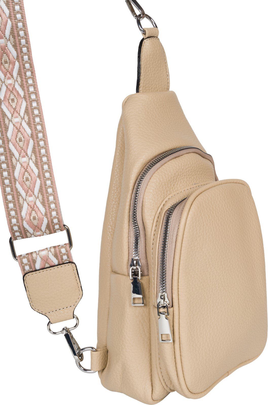 styleBREAKER Umhängetasche One Shoulder Rucksack Gemusterter günstig online kaufen