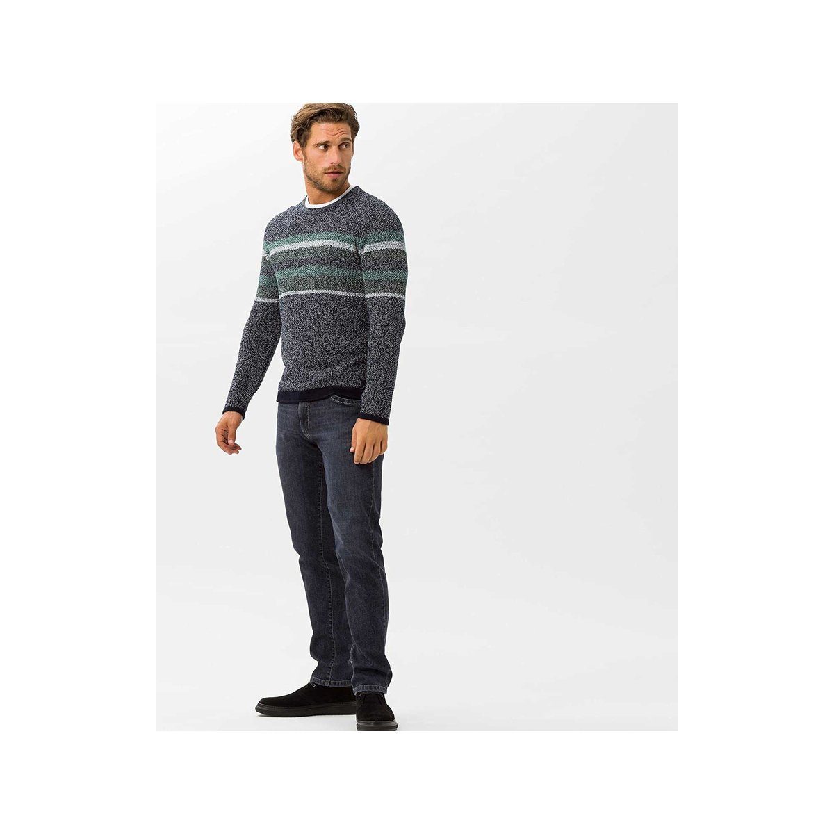 Brax Straight-Jeans schwarz straight fit (1-tlg)