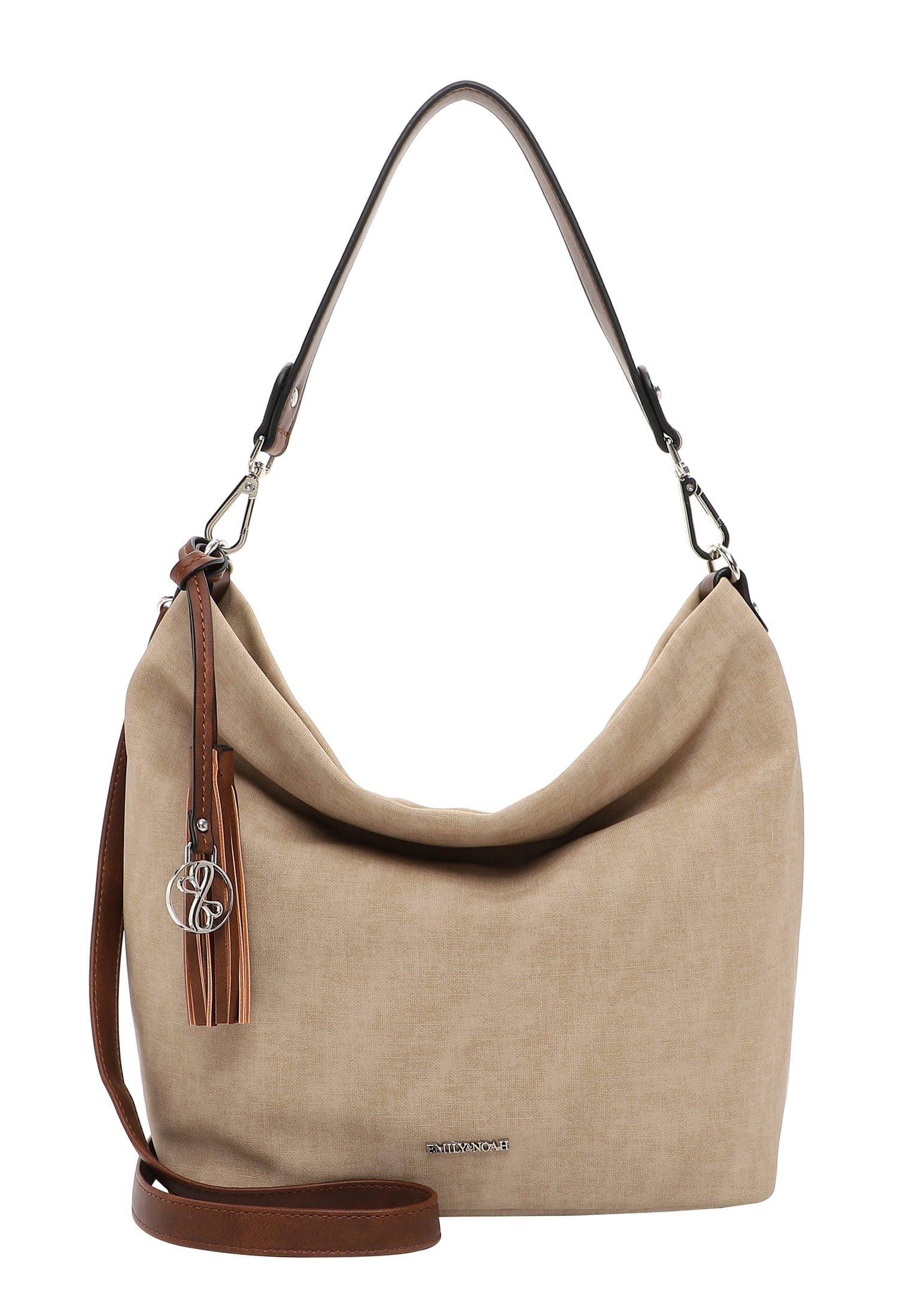 EMILY & NOAH Handtasche E&N Elke, Für Damen taupe cognac 907