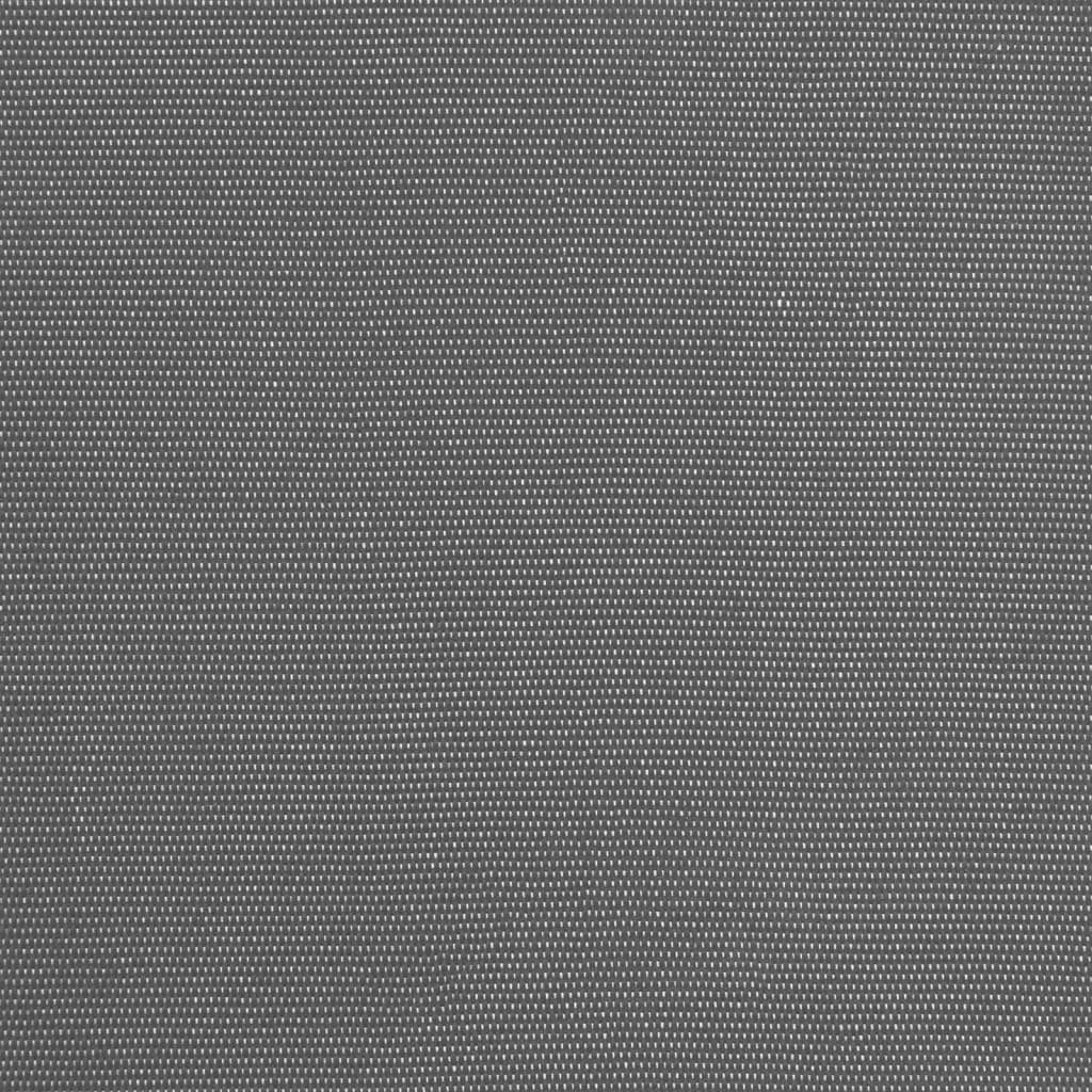 vidaXL Markise Markisenvolant Anthrazit Gestreift 600 cm (1-St) – Bild 5 von 5