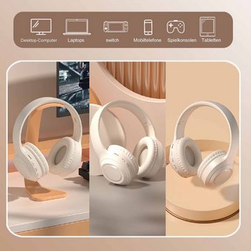 Diida Kopfhörer, Bluetooth-Kopfhörer,Gaming-Headset,Kabellose Kopfhörer Over-Ear-Kopfhörer (Zusammenklappbare Lagerung, Effektive Beseitigung von Umgebungslärm)
