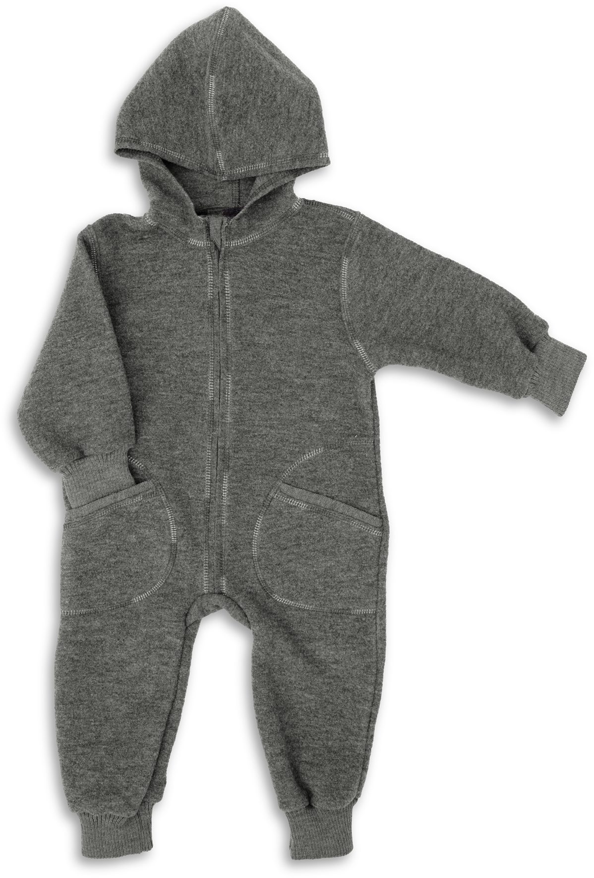Engel Naturkleidung Overall mit Kapuze, Walk