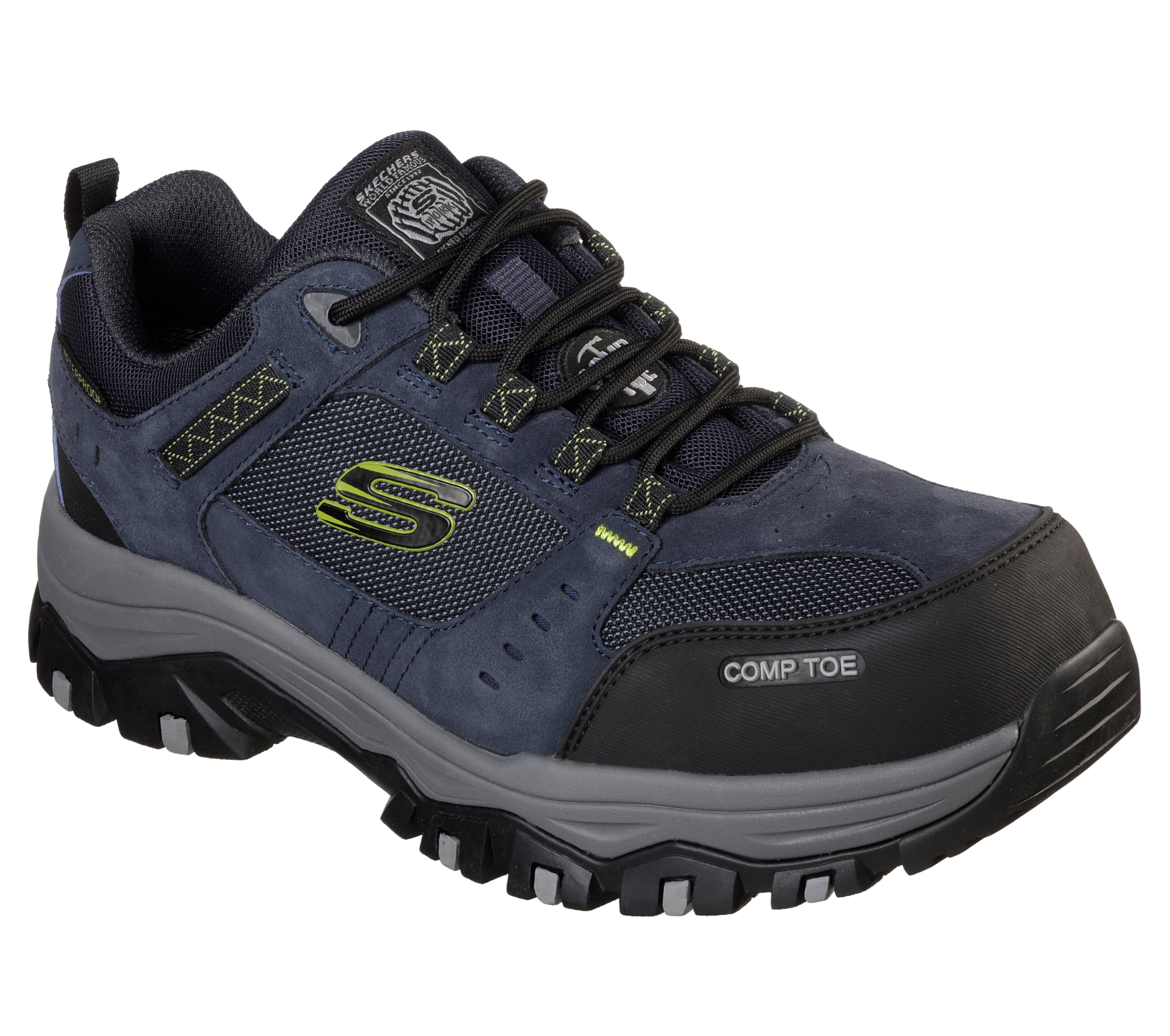 Skechers Arbeitsschuhe Herren SB WR SRA - Metallfreier, Wasserfester Sicherheitsschuh Zertifiziert nach EN ISO 20345:2011 - Zehenschutzkappe aus Komposit