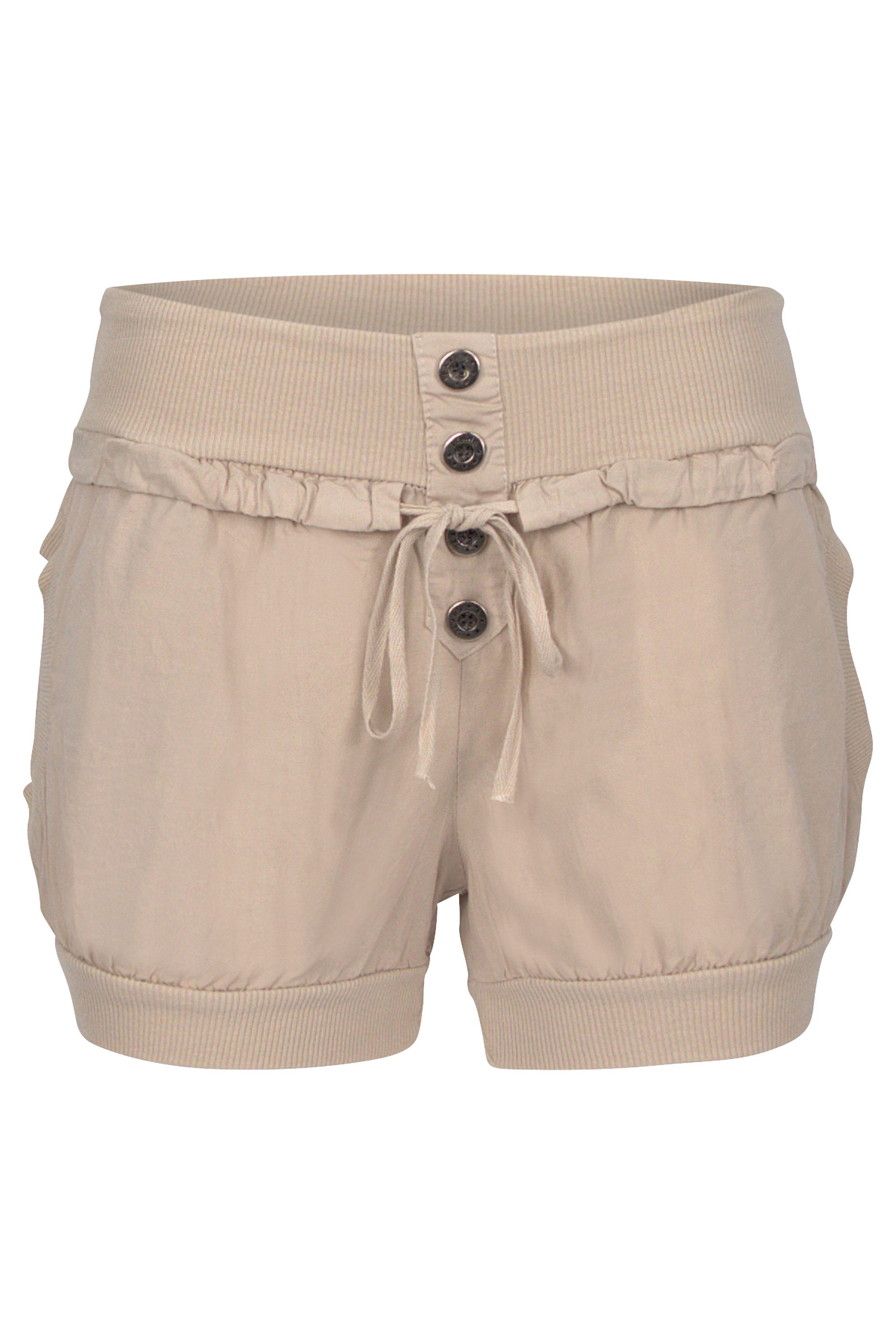 malito more than fashion Hotpants malito Damen Hotpants in Unifarben, locke günstig online kaufen