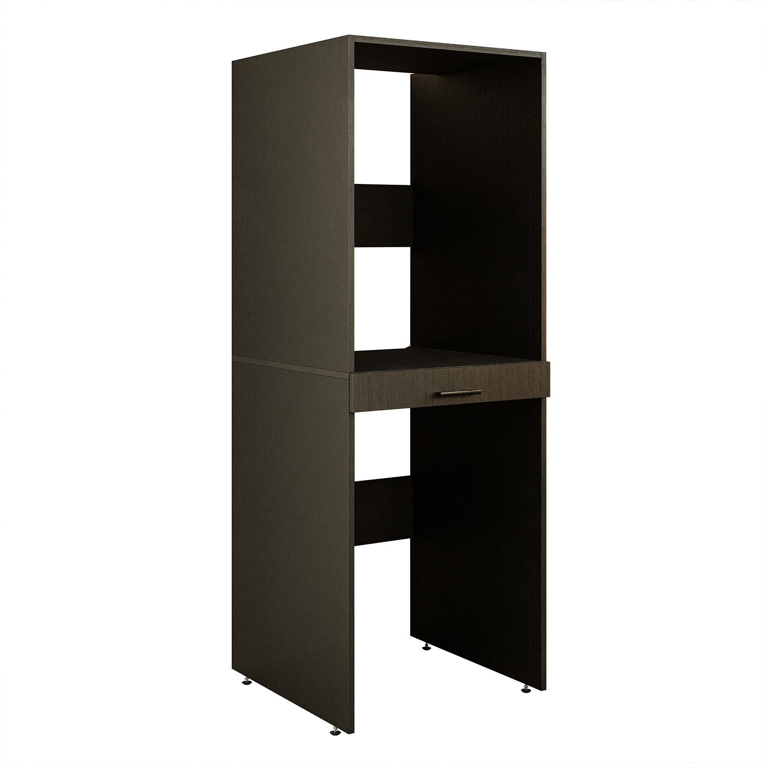 Roomart Waschmaschinenumbauschrank Waschplatz für Waschmaschine & Trockner mit Ausziehbrett & Hochschrank (Waschmaschinenschrank für Trockner und Waschmaschine Überbauschrank)