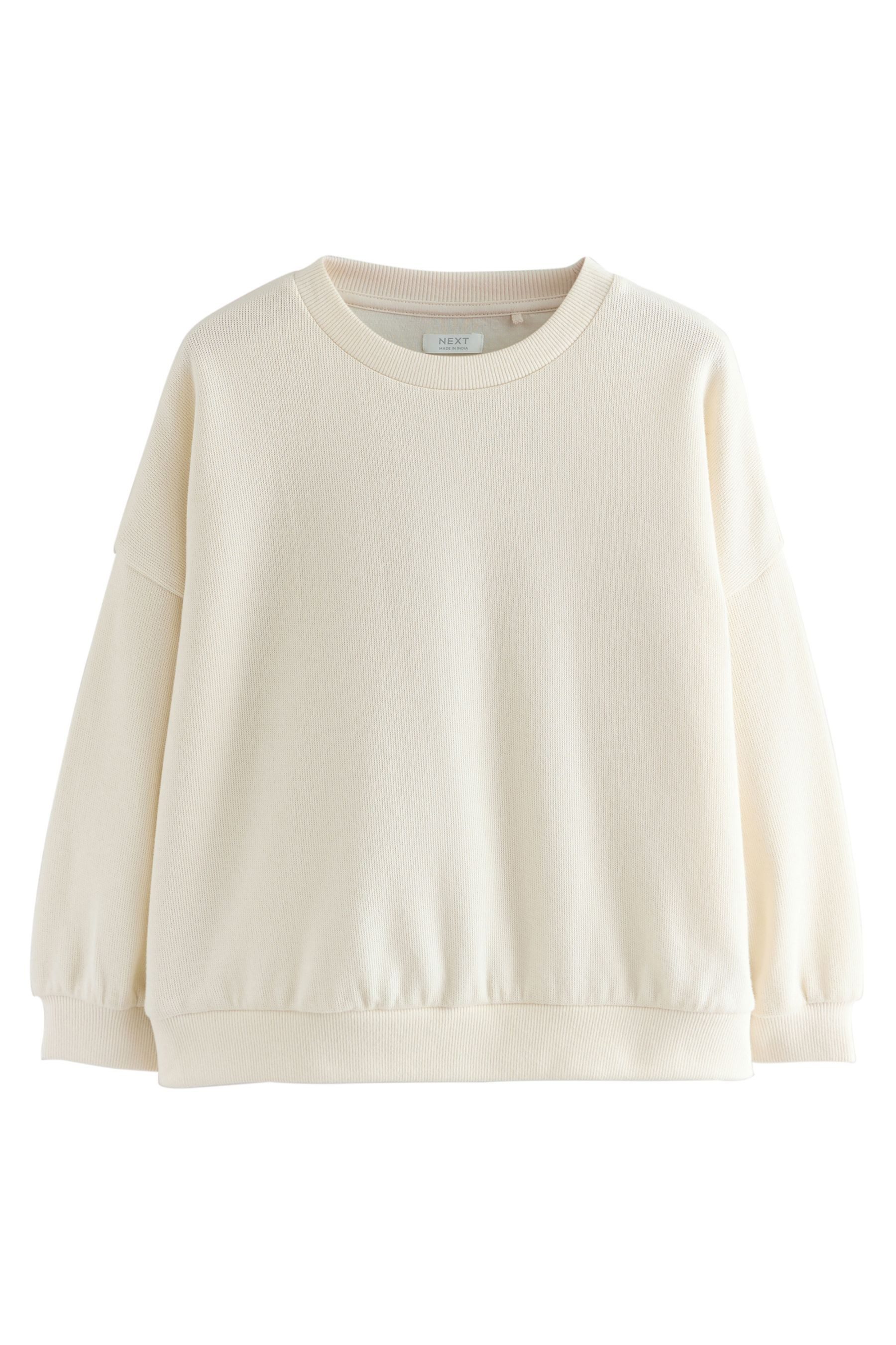 Next Sweater Geripptes, gemütliches Oversized Fit günstig online kaufen
