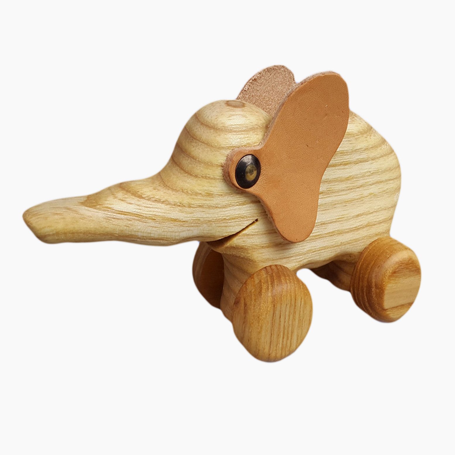 Madera Spielzeuge Greifspielzeug Nachziehelefant Mini (packung, 1-tlg., set), Besonders beliebt wenn die ersten Zähne kommen. Made in Germany