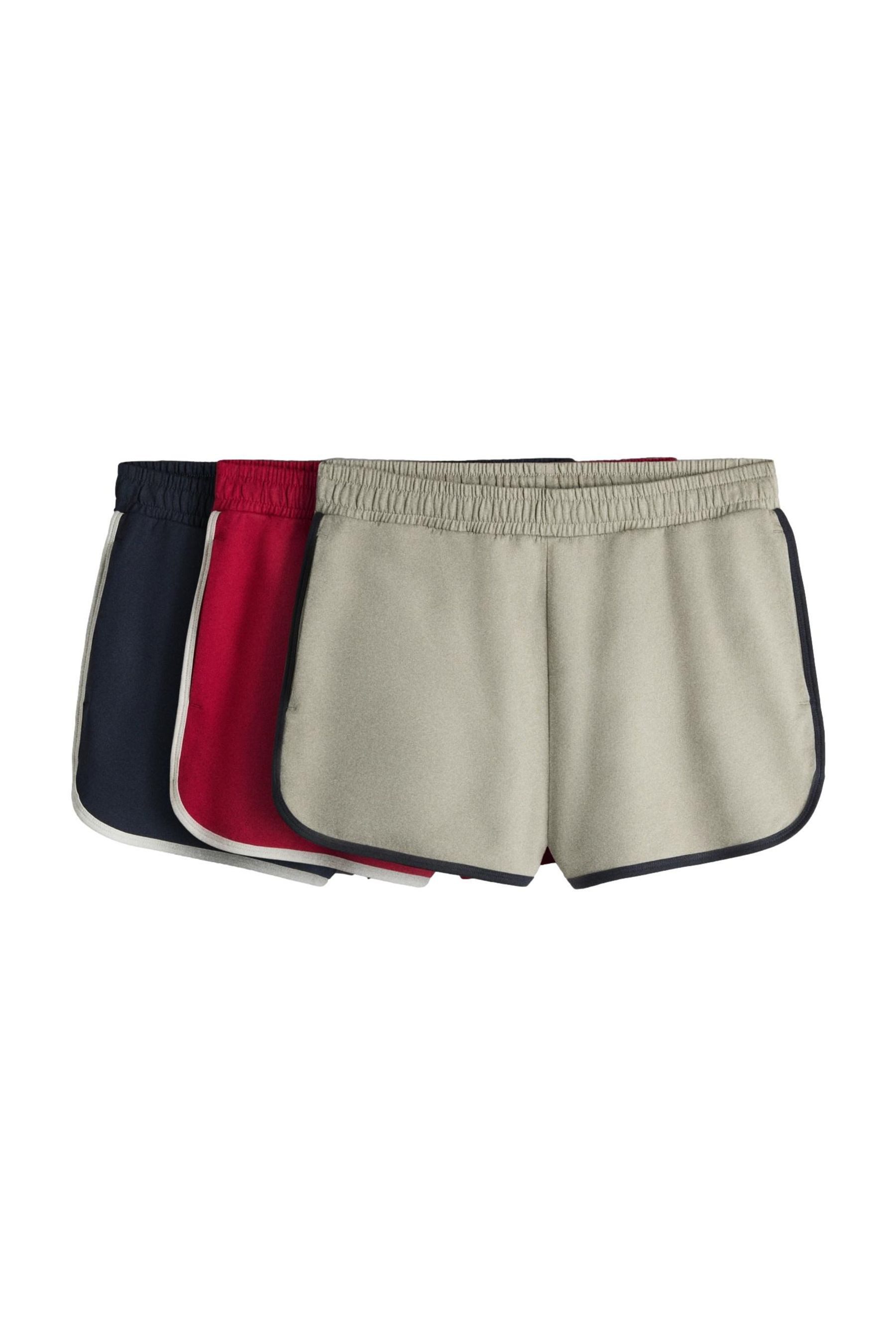 Shorts The Set Shorts mit Kontrastbesatz, 3er-Pack