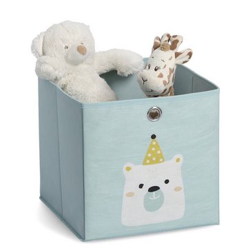 Zeller Present Aufbewahrungsbox Aufbewahrungsbox Vlies Icebear (Stück, 1 St., 1 Faltbox Motiv Eisbär), Kinderzimmerzubehör Ordnungsbox