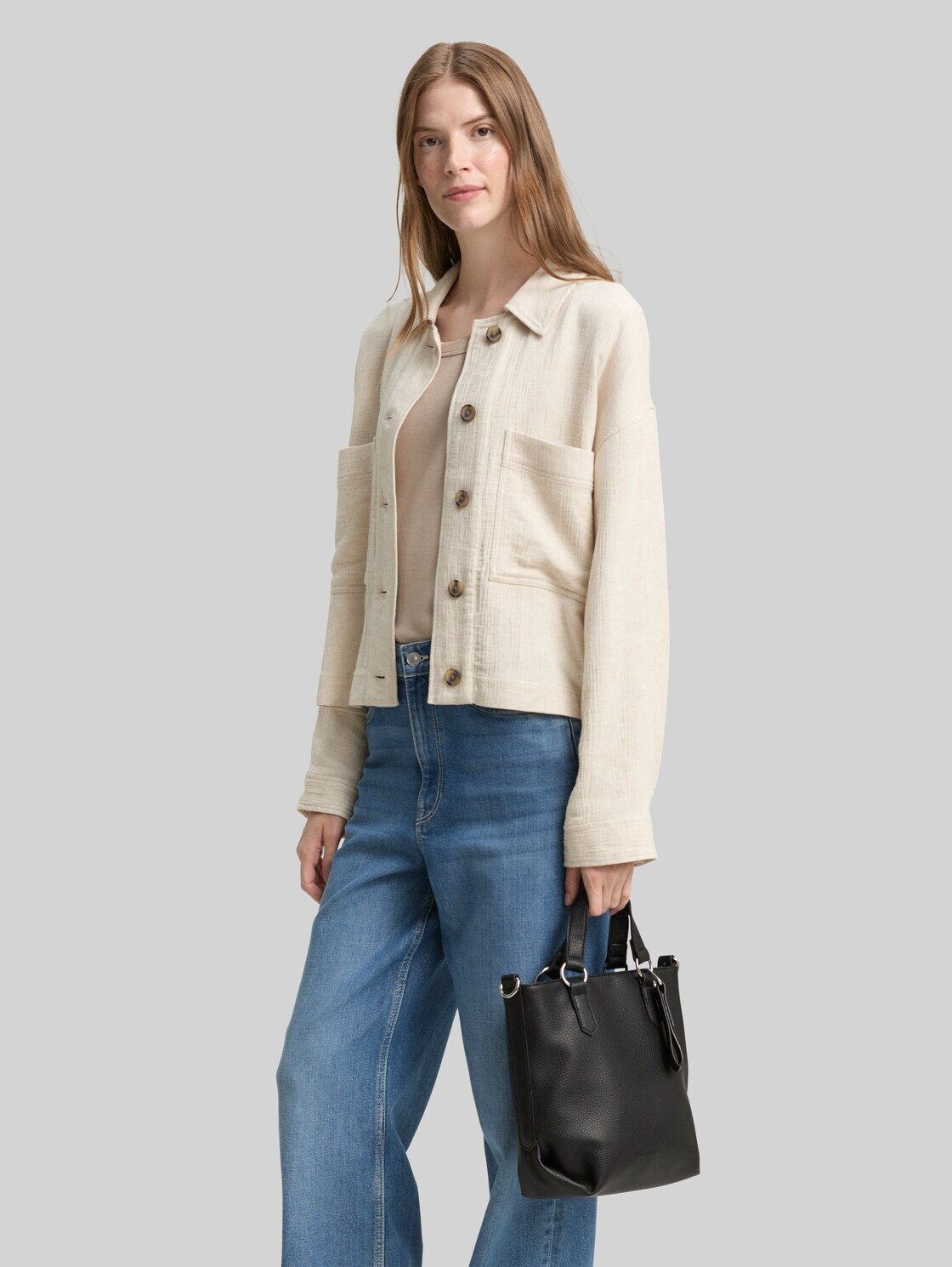 TOM TAILOR Shopper Bags, TTOLIVE S Shopper mit abnehmbarem Anhänger