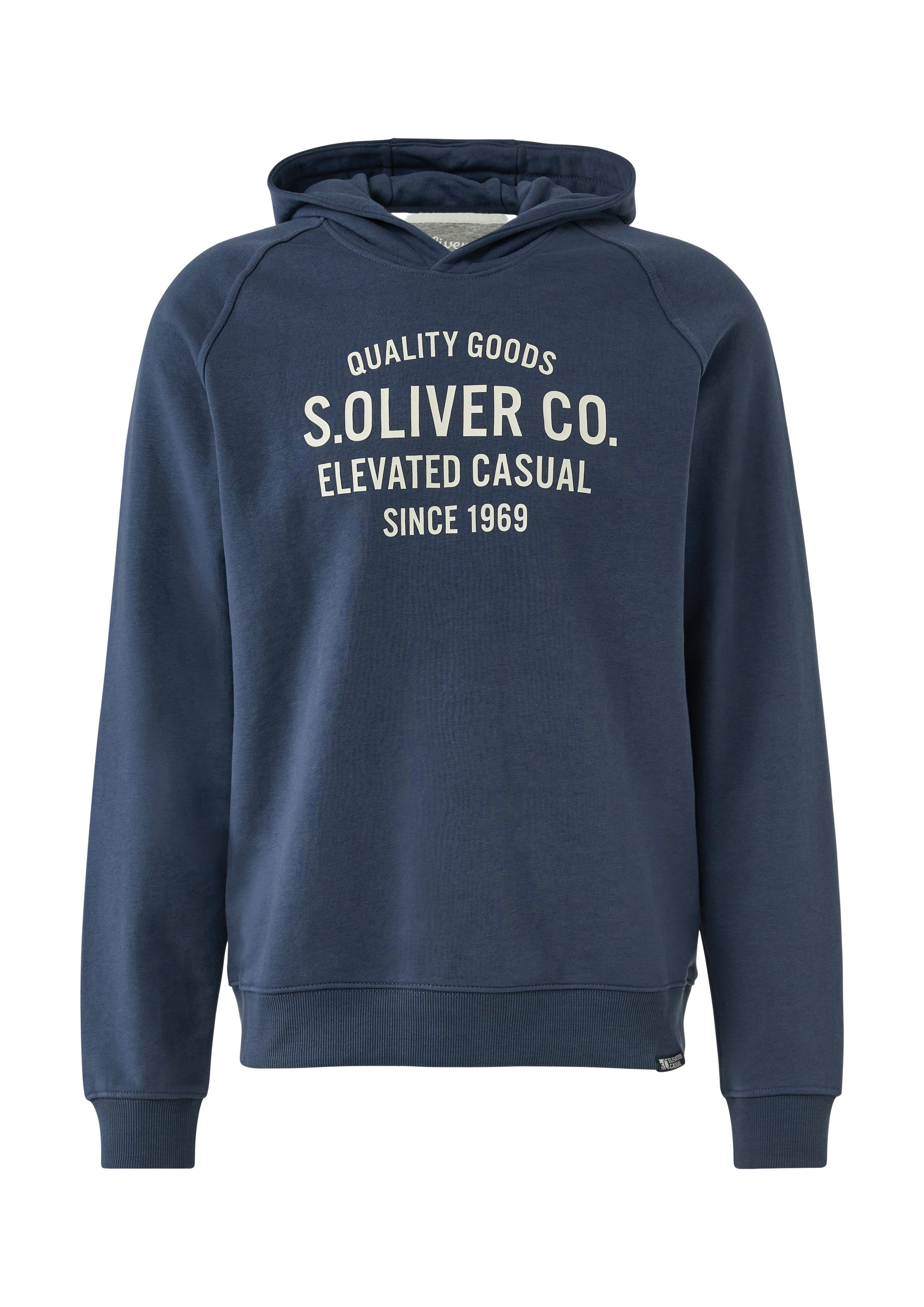 s.Oliver Hoodie mit Logo Print