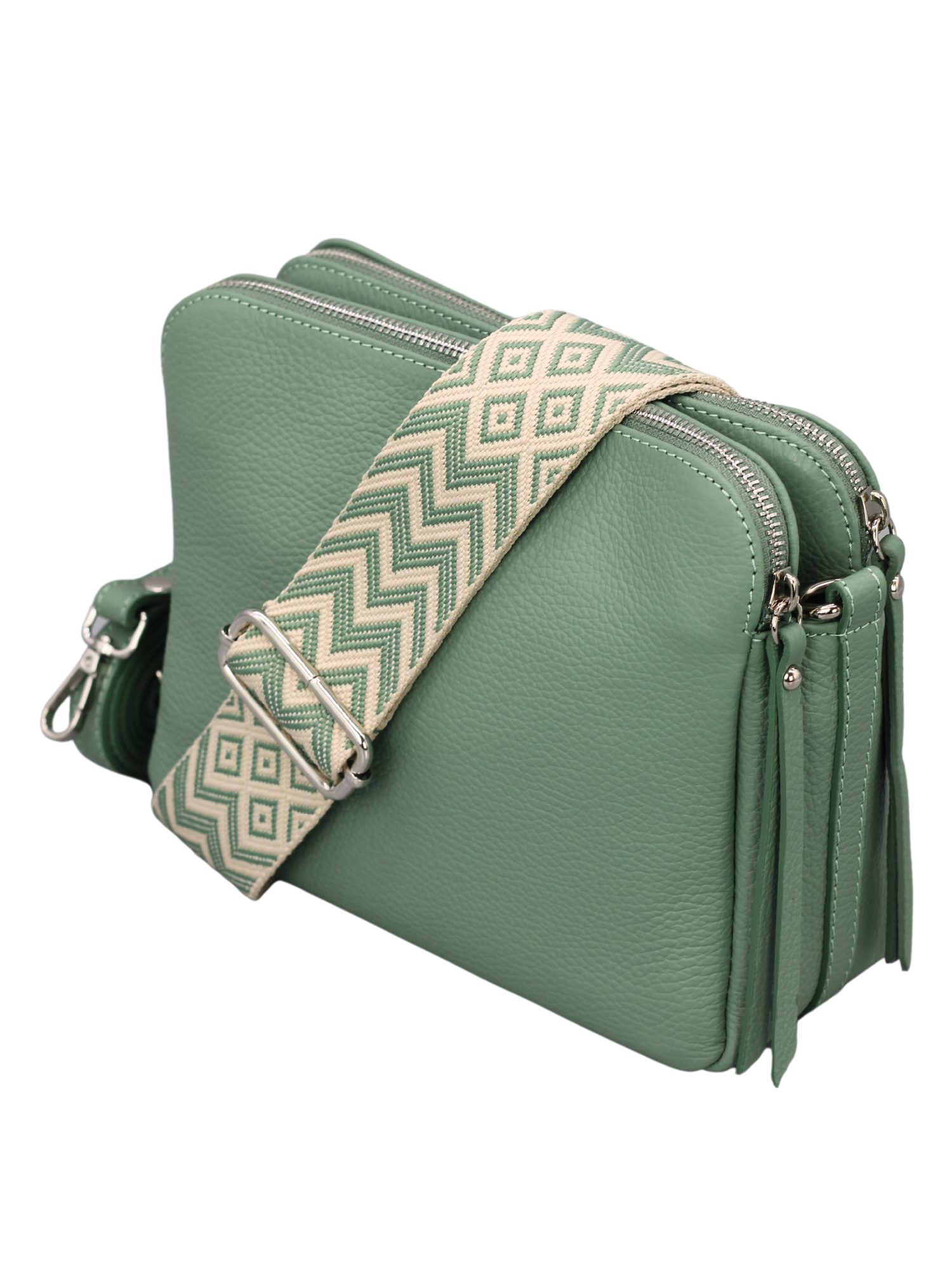 Schultertasche MARA Umhängetasche für Damen, Schultertasche aus Echtleder