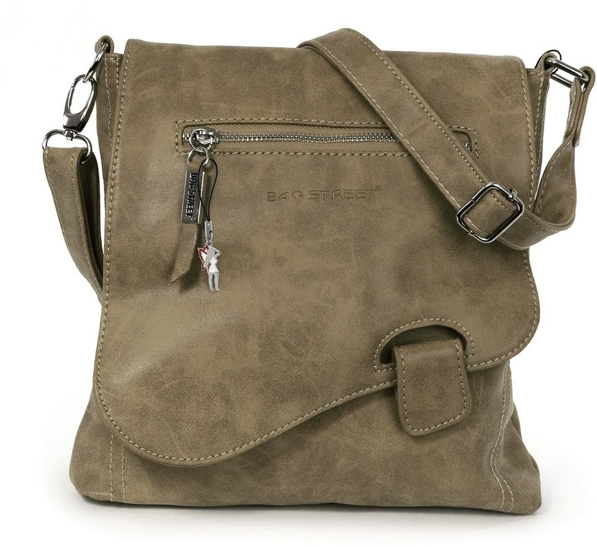 BAG STREET Umhängetasche Bag Street Kunstleder Damenhandtasche (Schultertasche, Schultertasche), Damen, Jugend Tasche braun