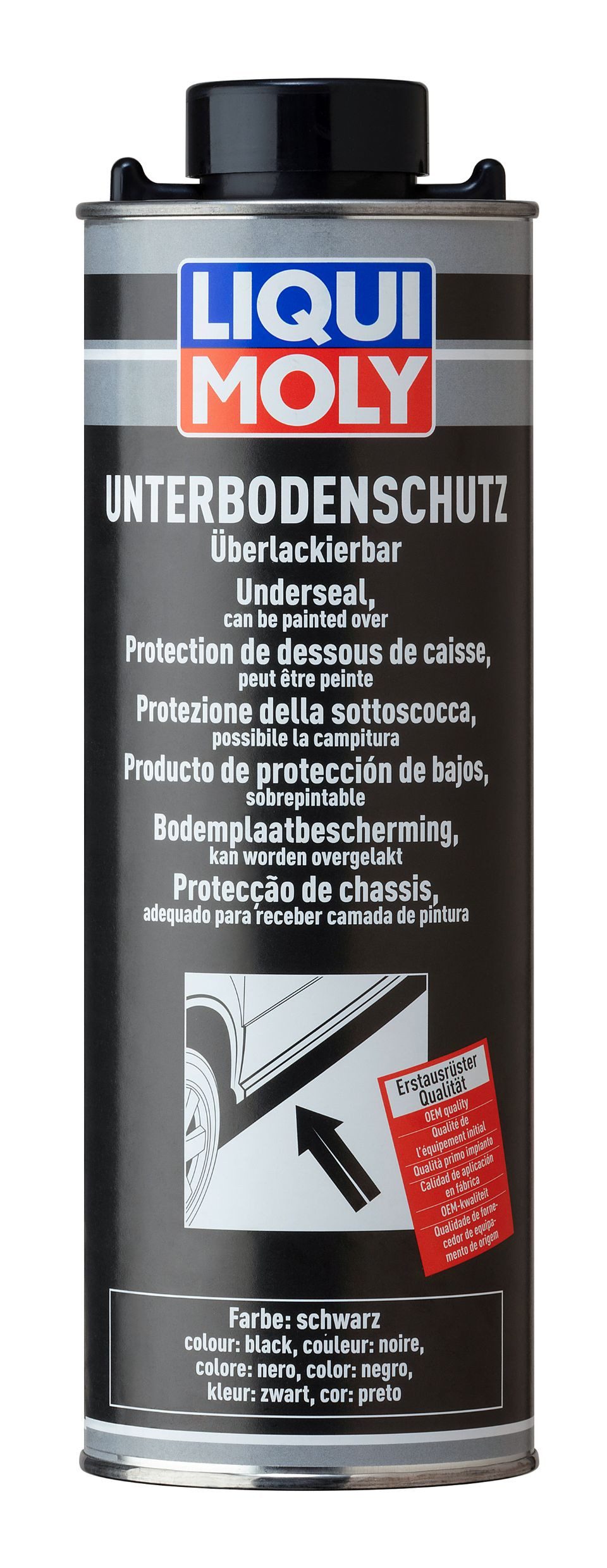 Öl-Additiv Unterbodenschutz schwarz