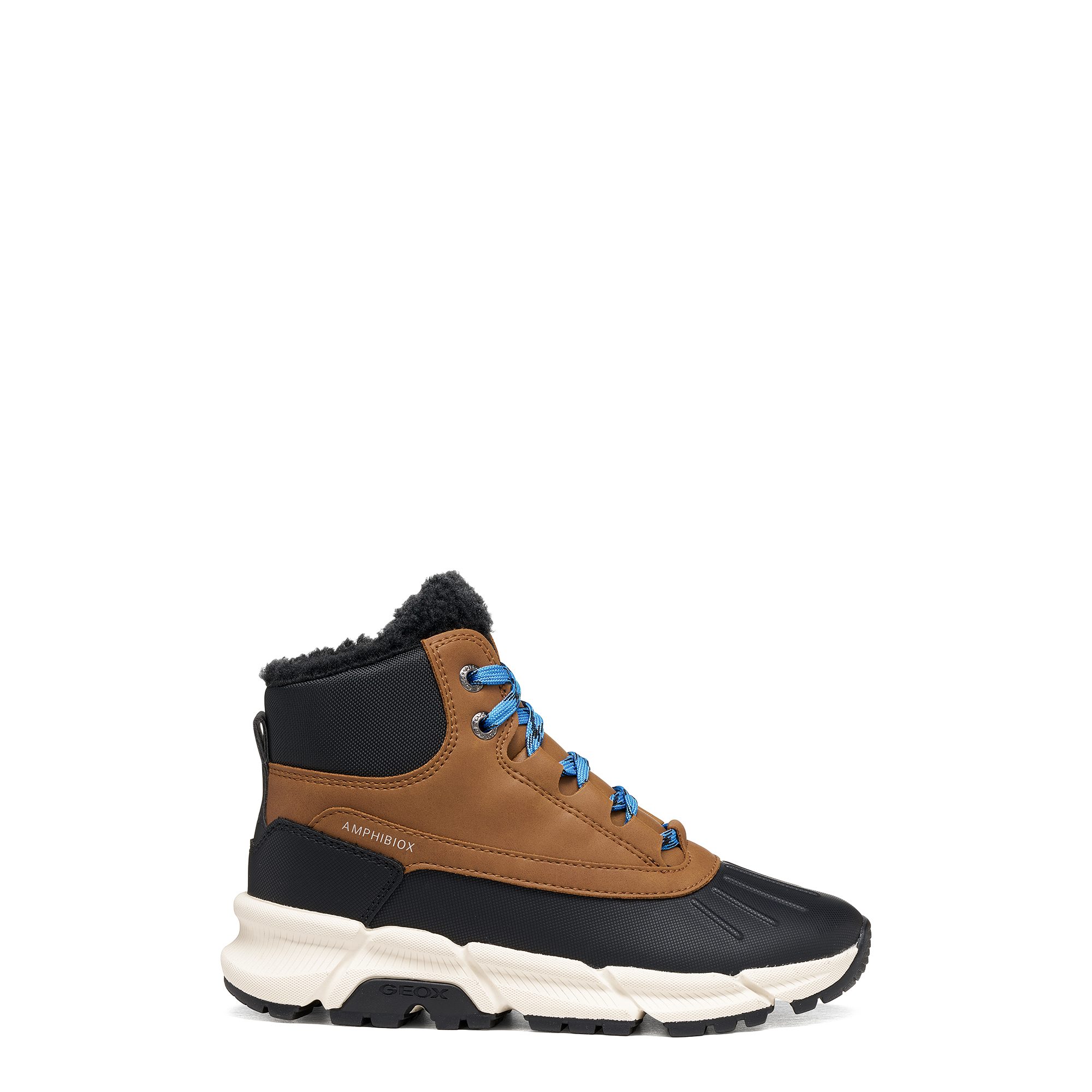Geox GEOX FLEXYPER PLUS, Warmfutter, Braun kombiniert, Kinder Winterstiefel