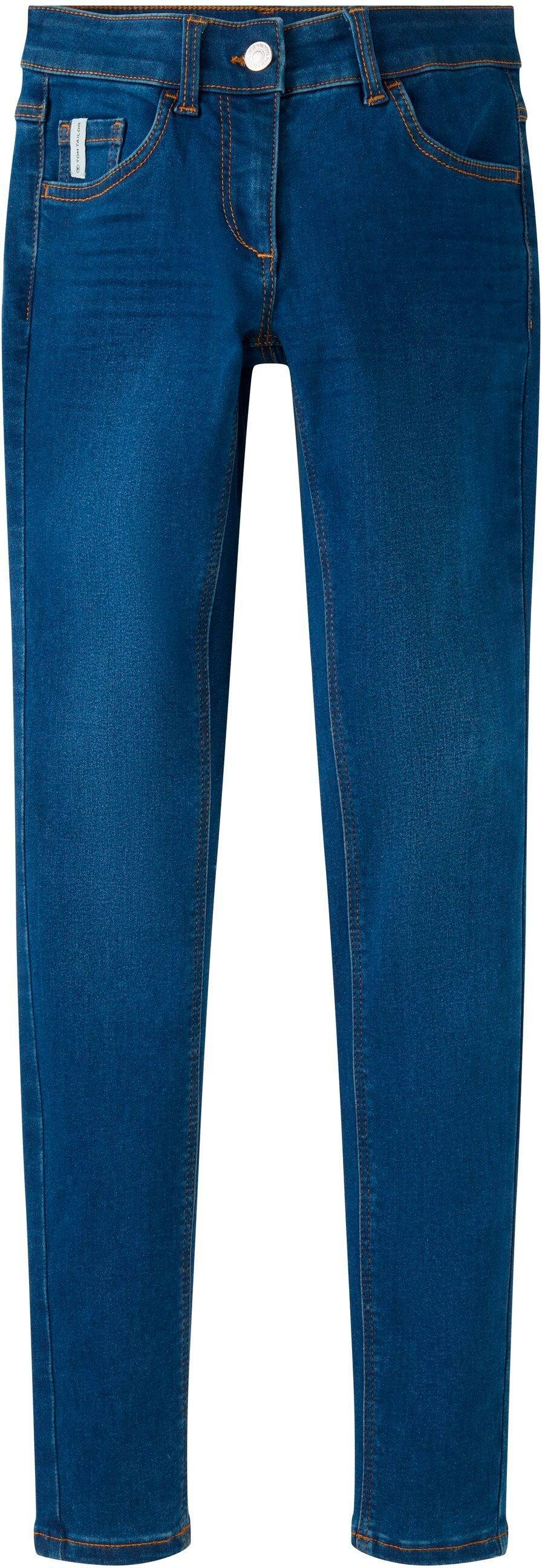Reißverschluss und Skinny-fit-Jeans TOM TAILOR mit Lissie Knopf-