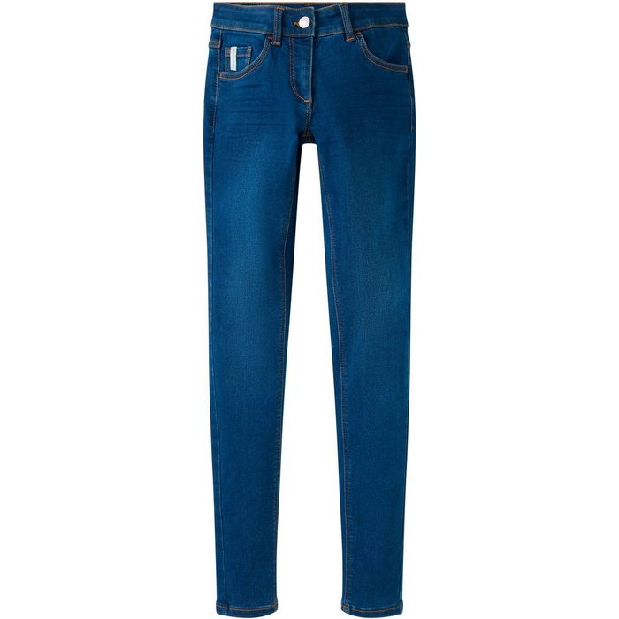 TOM TAILOR Skinny-fit-Jeans Lissie mit Knopf- und Reißverschluss
