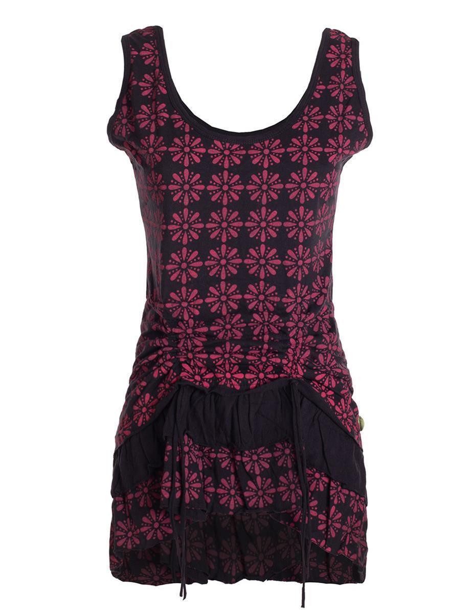 Vishes Sommerkleid Damen Lagen-Look Träger-Kleid Jersey-Tunika günstig online kaufen