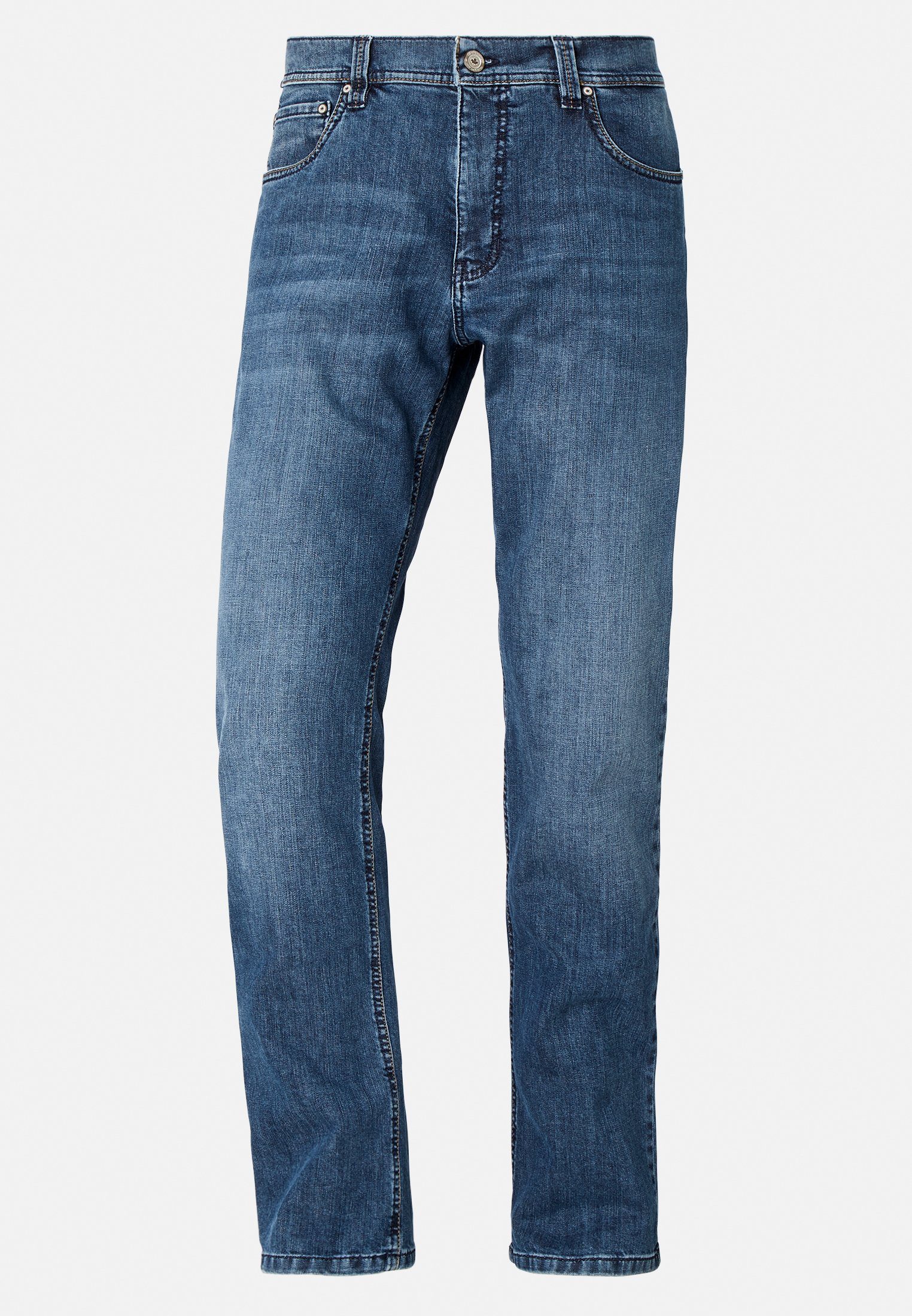 Stoffhose im Redpoint Regular Jeans Langley 5-Pocket-Style Fit Denim