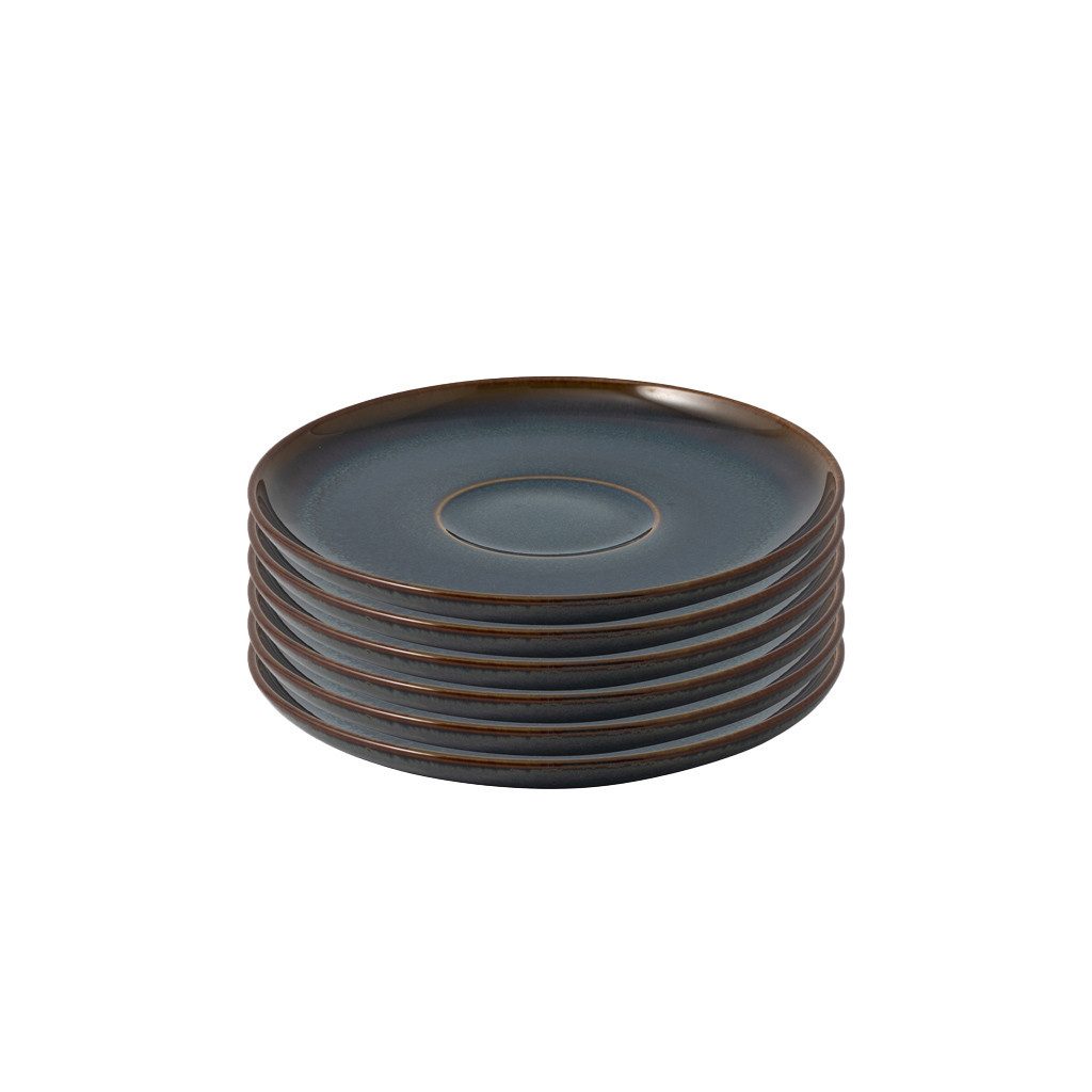 like. by Villeroy & Boch Untertasse Crafted Untertasse, (6 St), Premium Porcelain, 6 Stck, mikrow.- & spülm.sicher