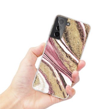 CoolGadget Handyhülle Marmor Slim Case für Samsung Galaxy S21 Plus 6,7 Zoll, Hülle Dünne Silikon Schutzhülle für Samsung S21+ Hülle